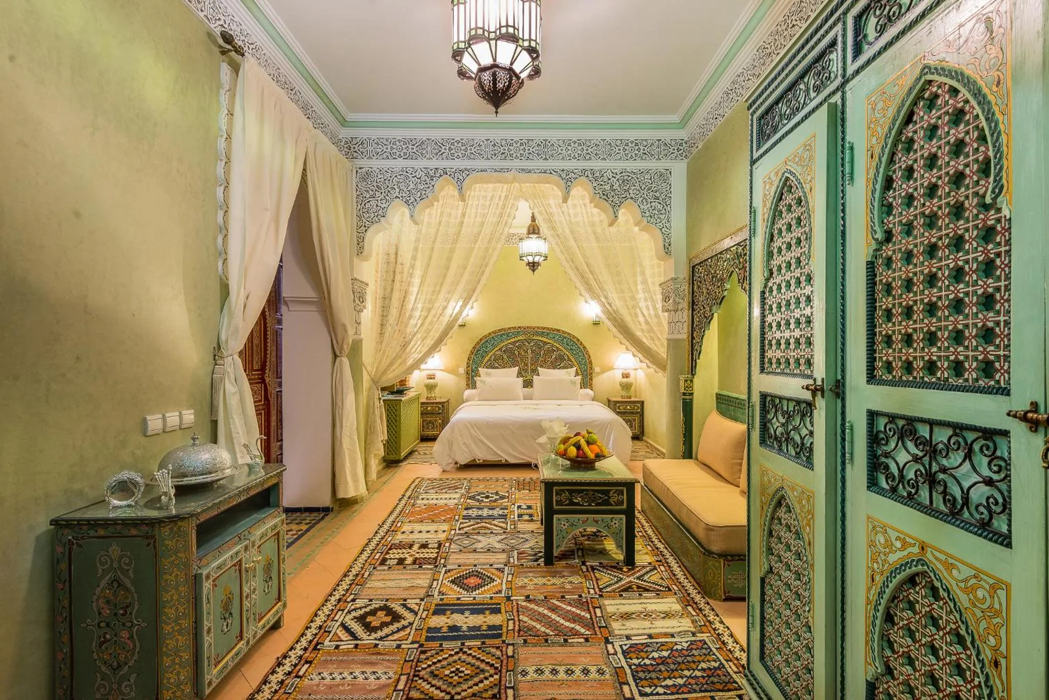 Bed in Riad Tahyra