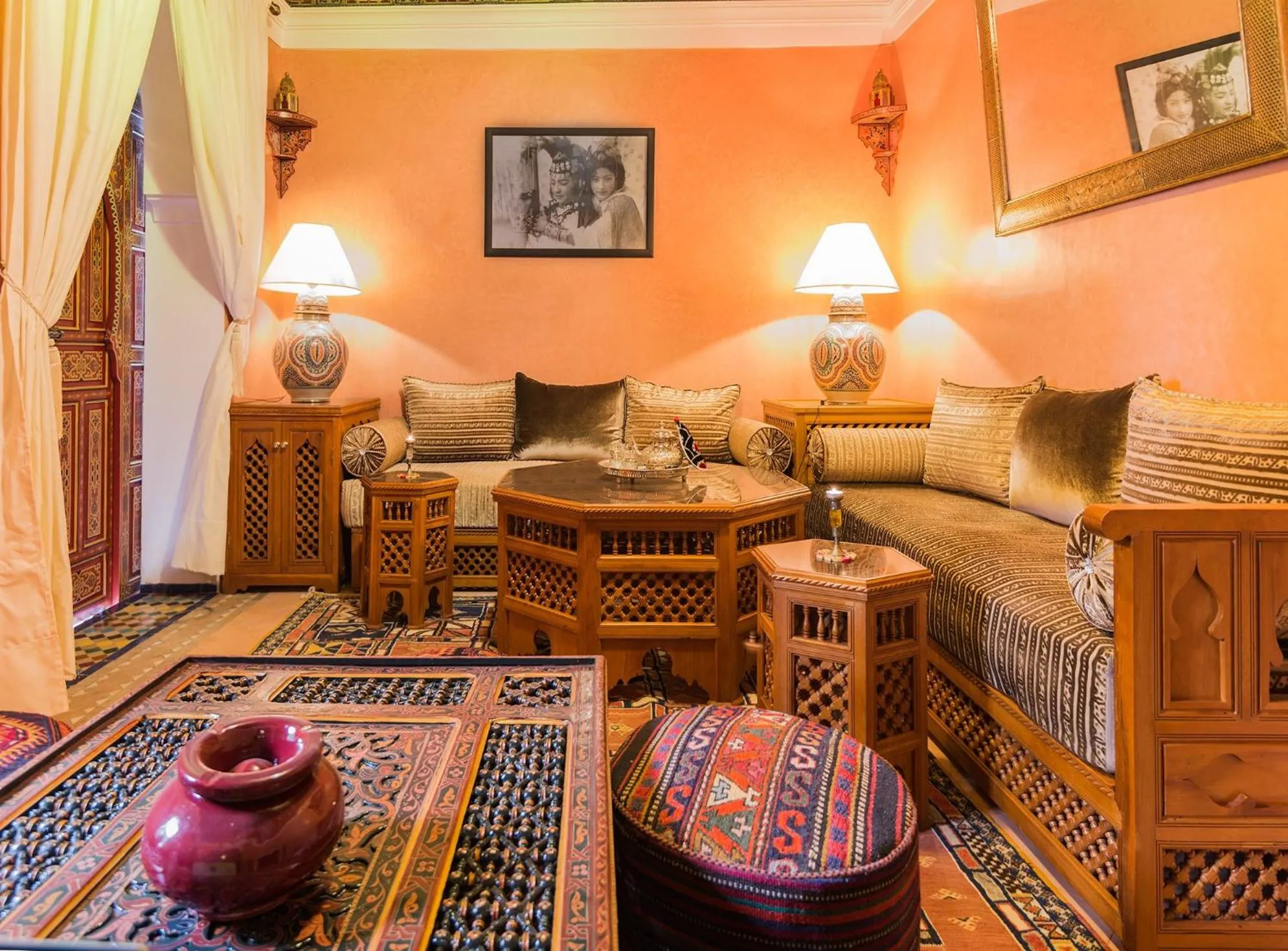 Living room in Riad Tahyra