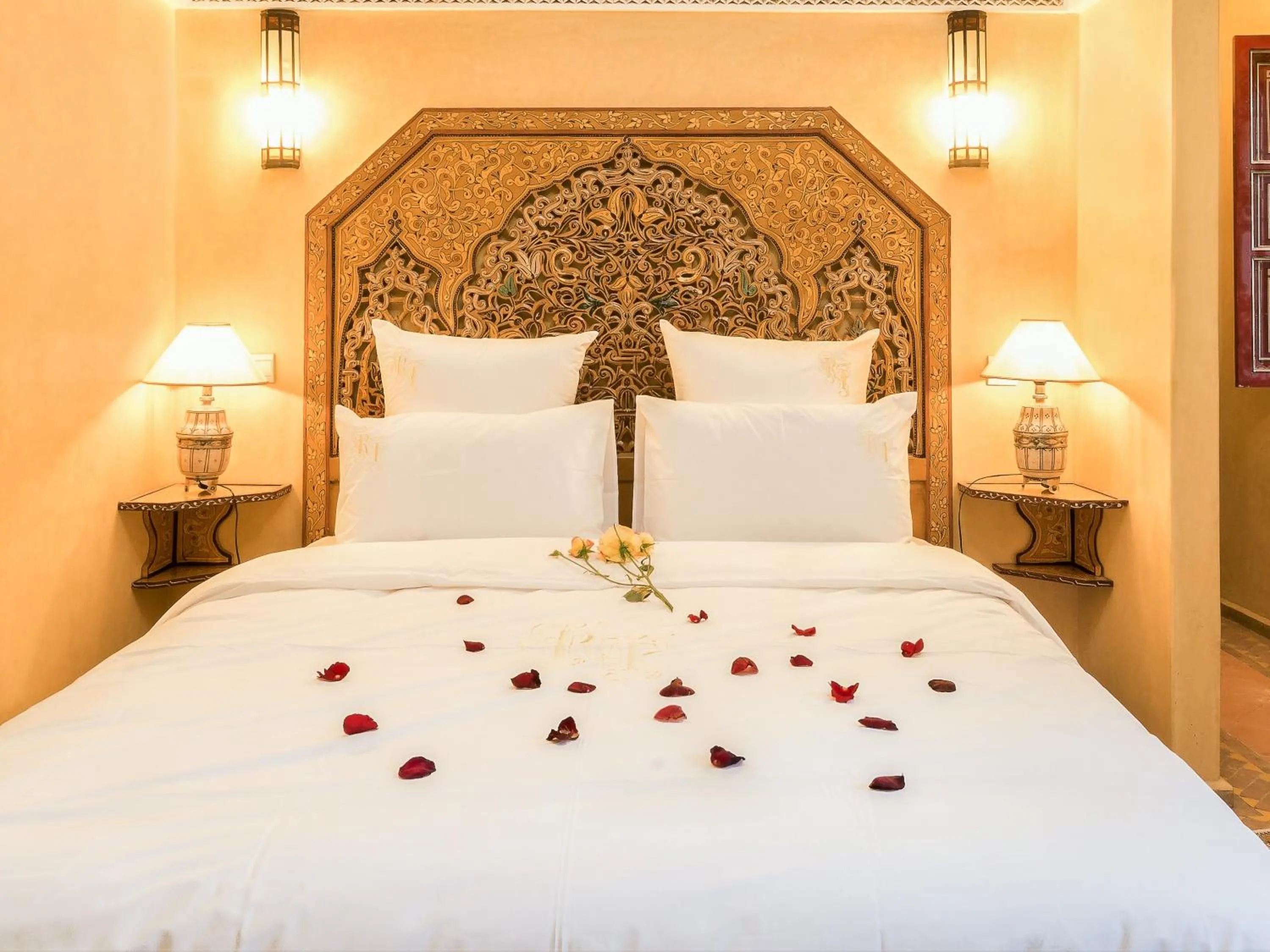Bed in Riad Tahyra