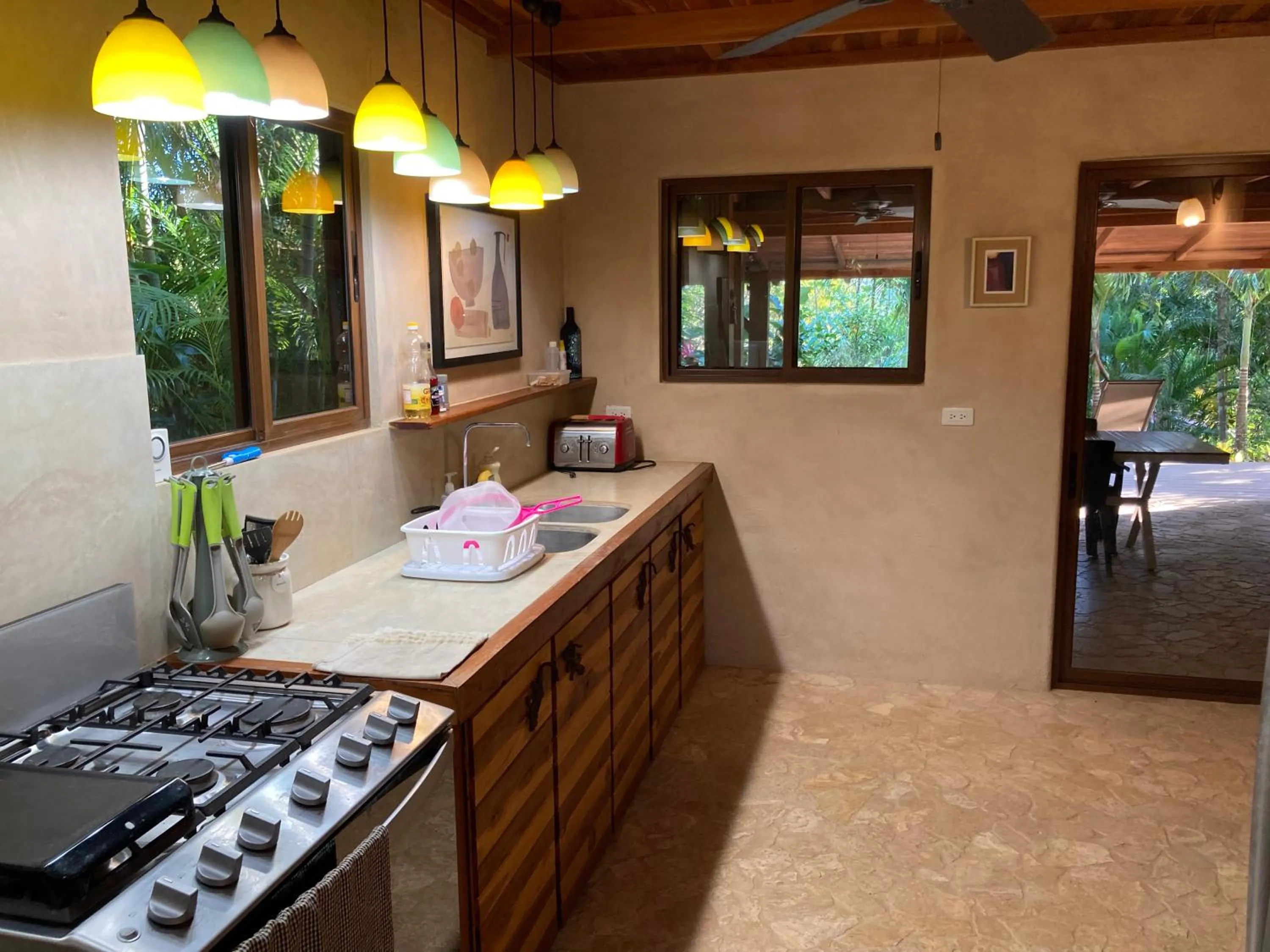 Kitchen or kitchenette in Lodge Margouillat