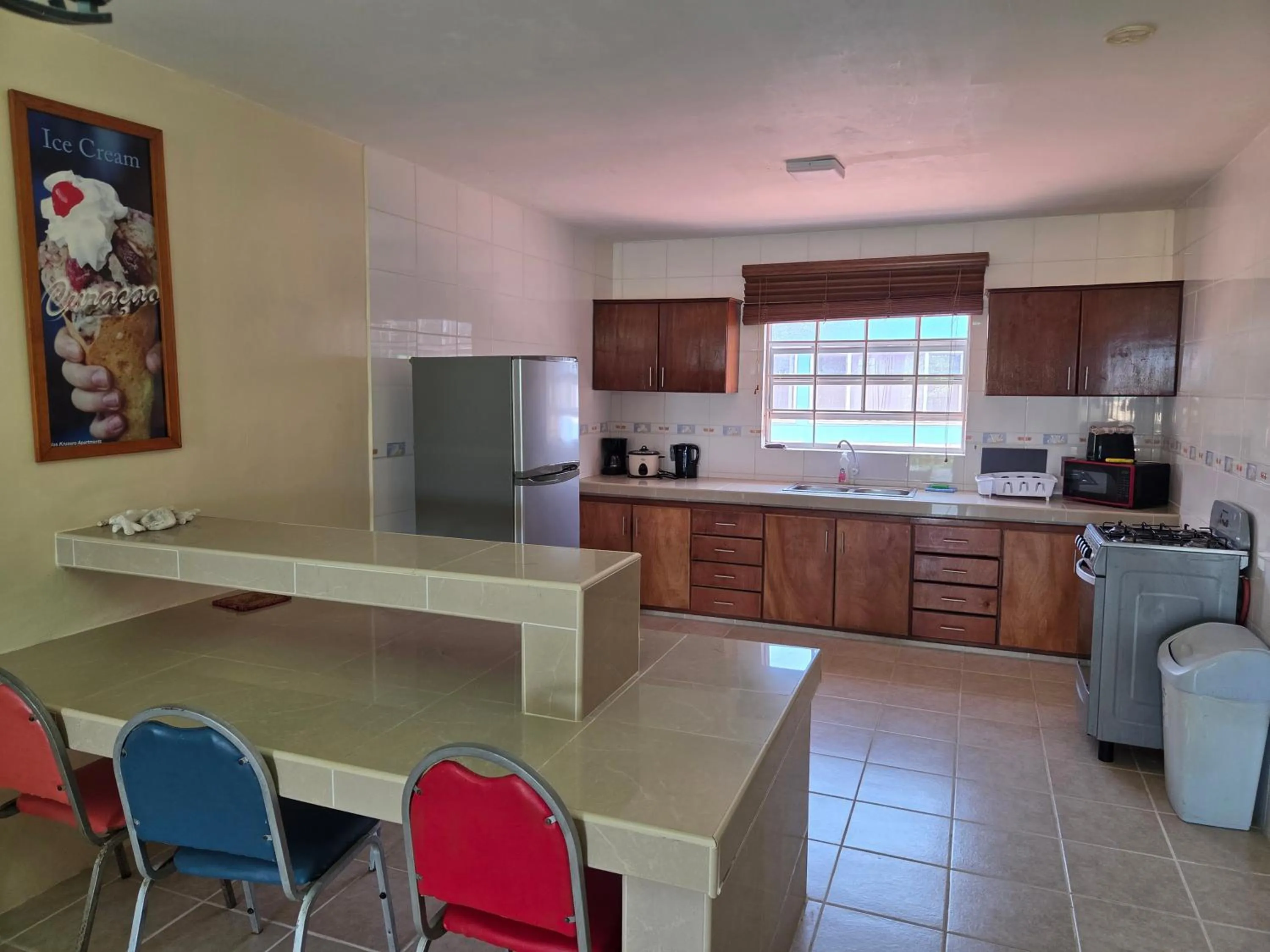 Kitchen or kitchenette in Nos Krusero Apartments
