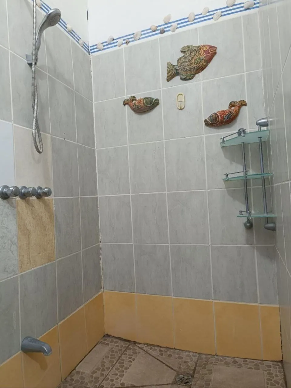 Shower in Banana Bay Marina