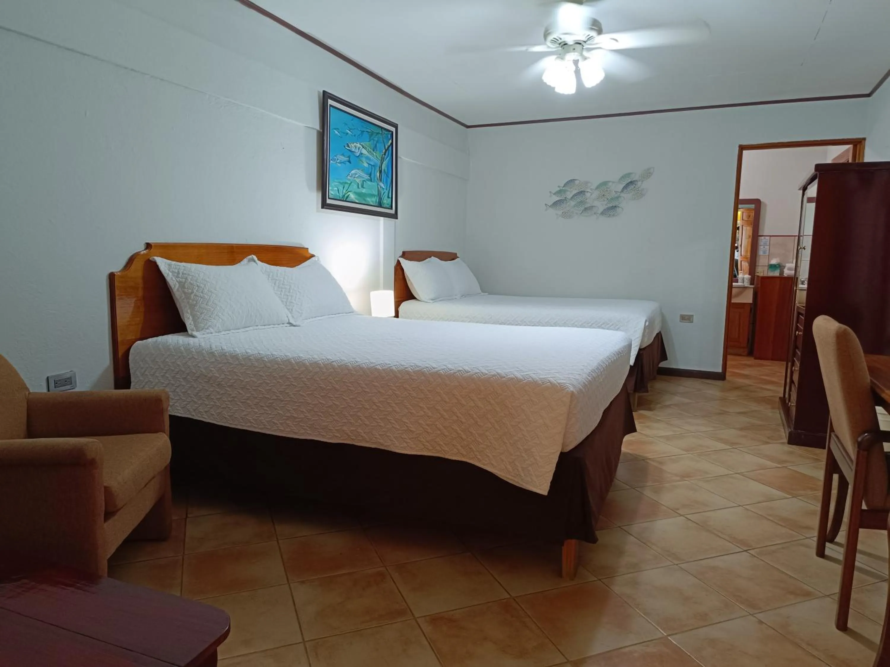 Bed in Banana Bay Marina