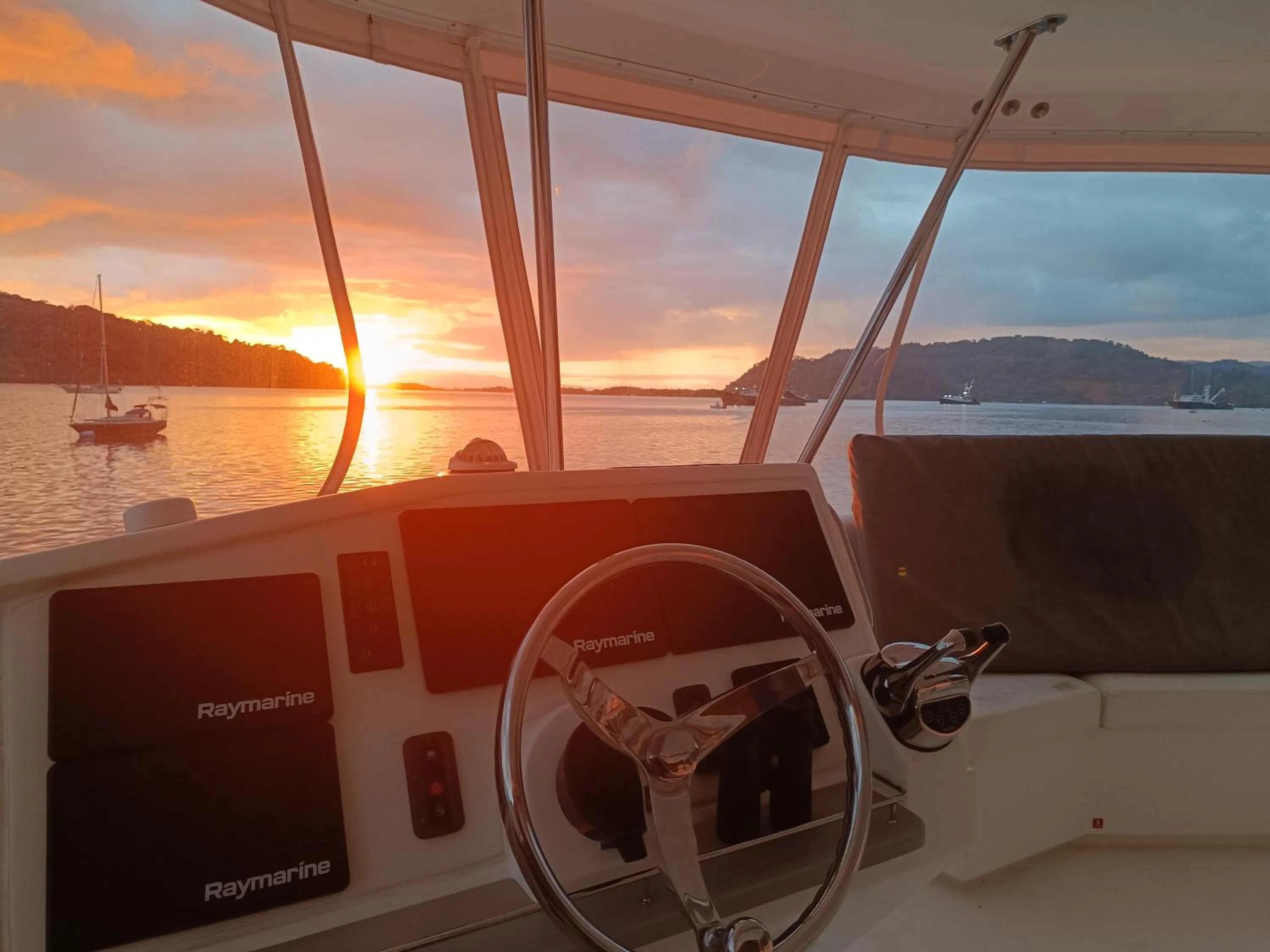 Sunset in Banana Bay Marina