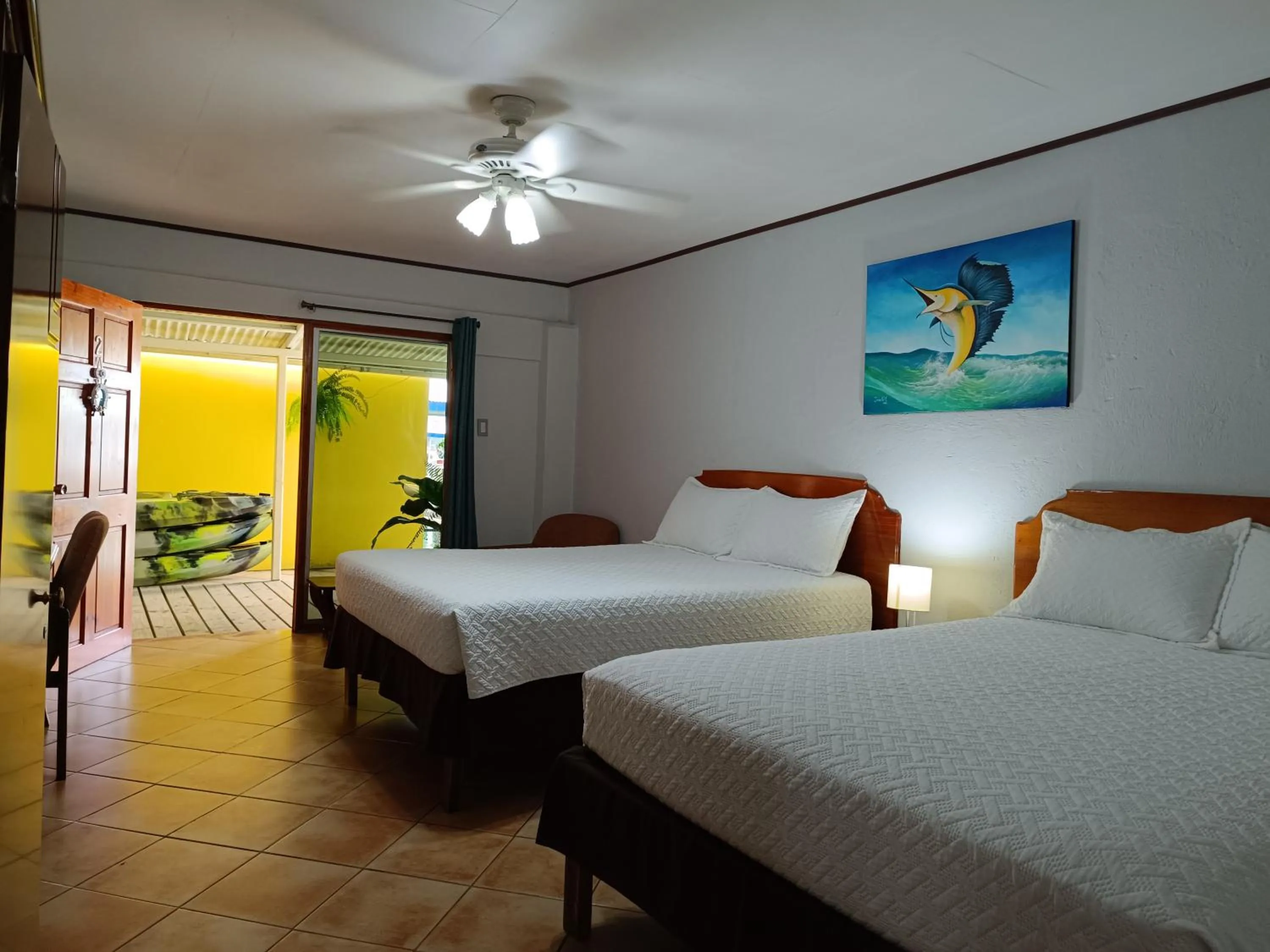 Bed in Banana Bay Marina