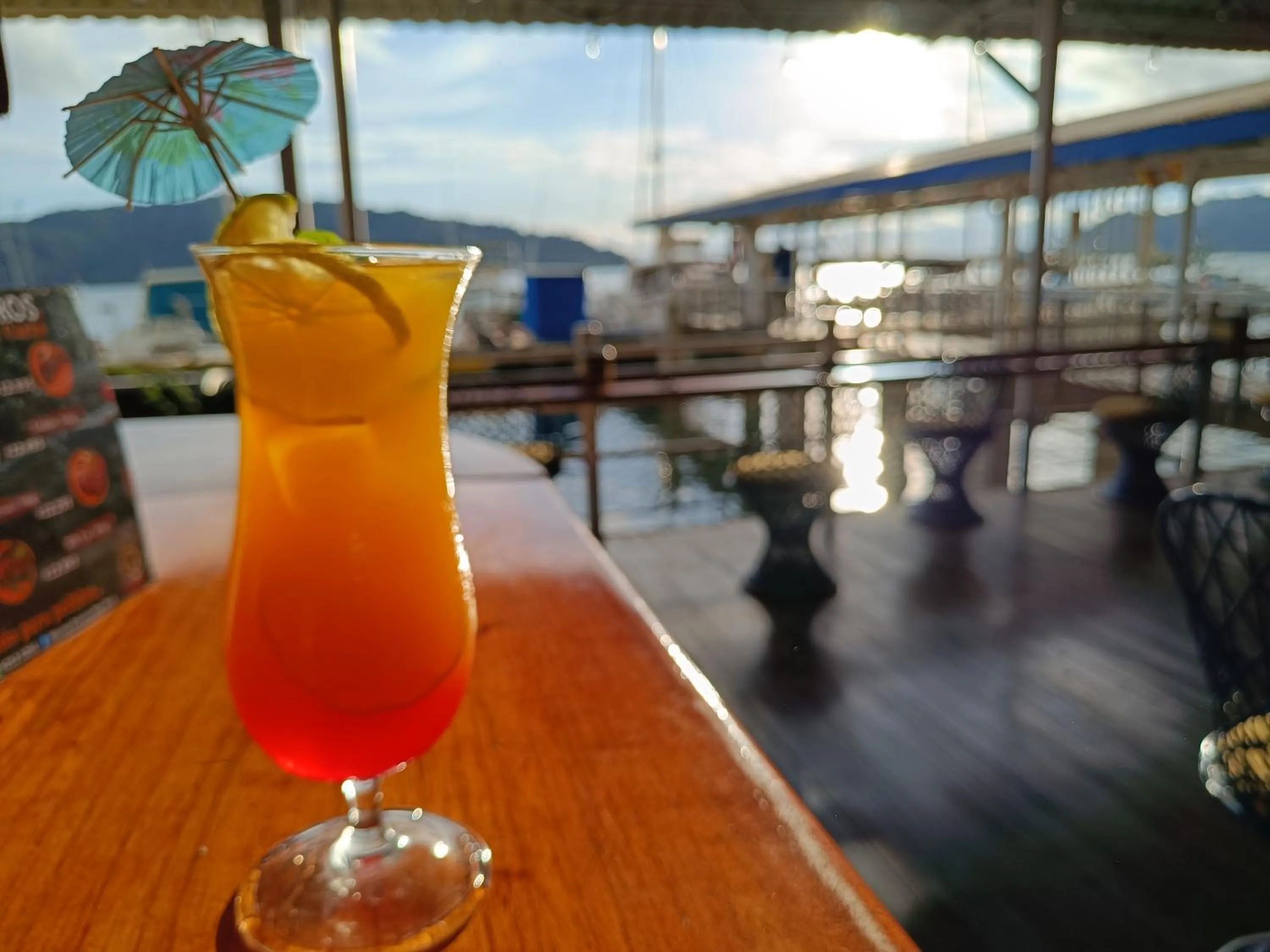 Food and drinks in Banana Bay Marina