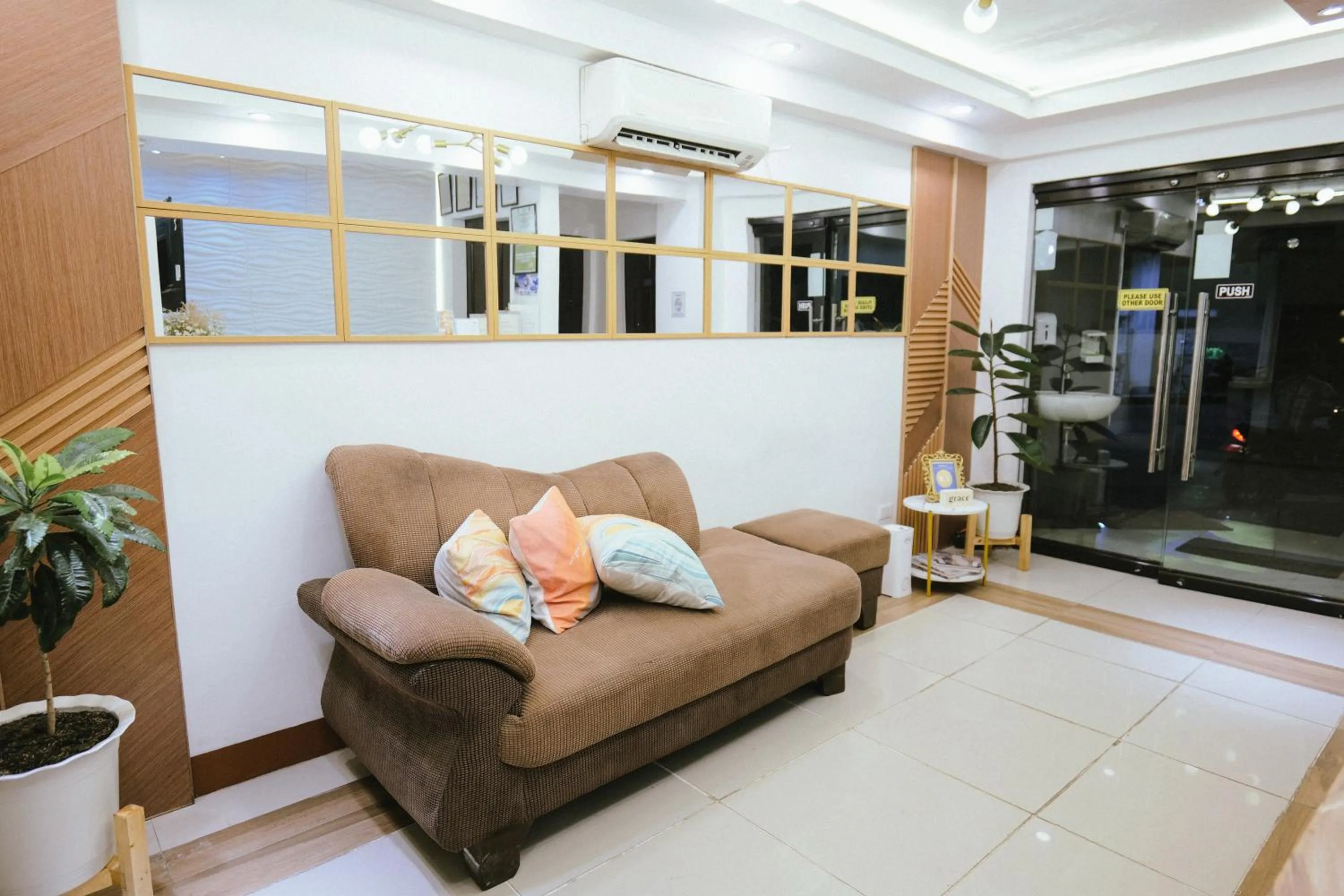 Seating area in Boracay Grace Hotel