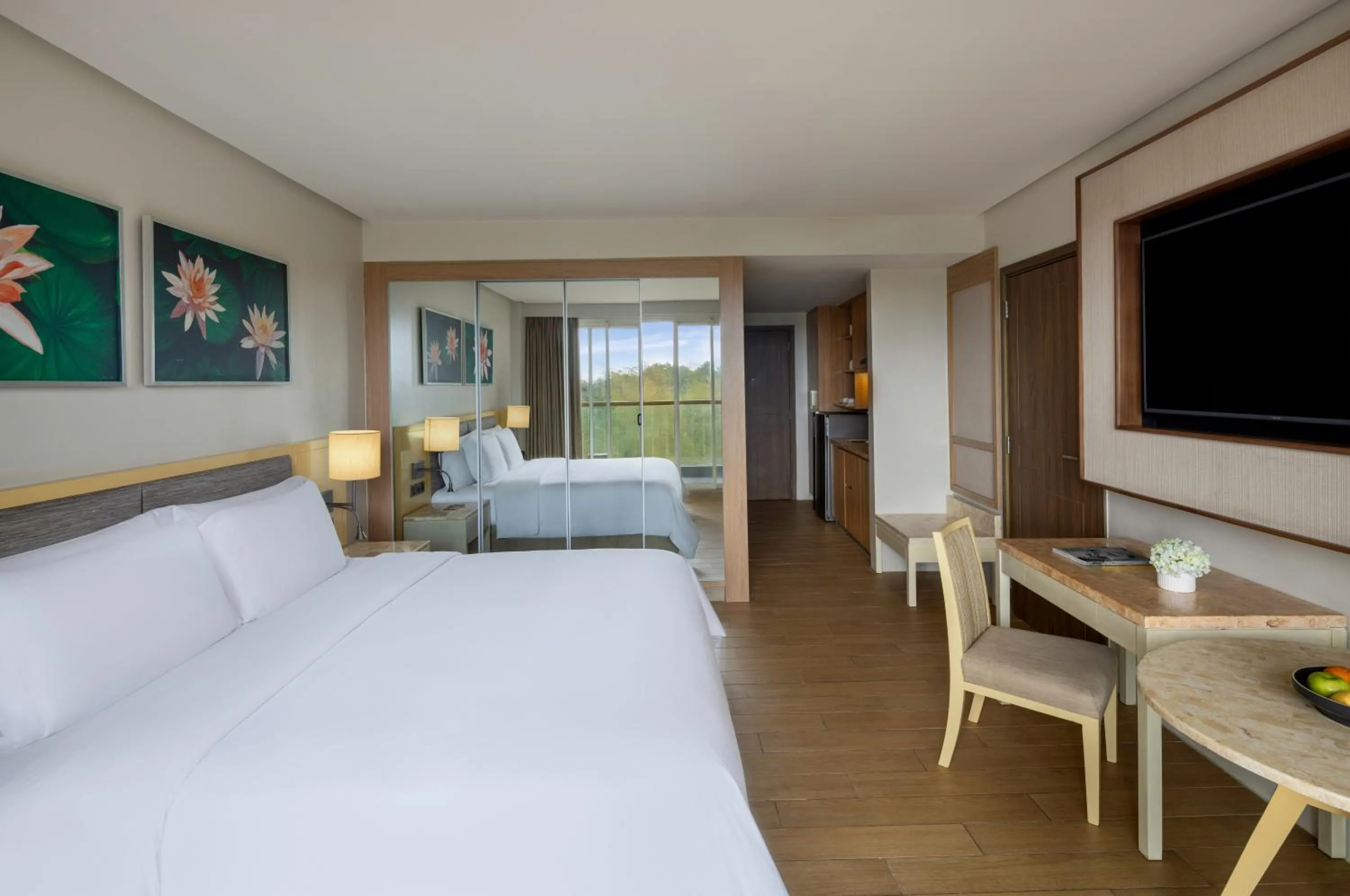 Bed in Dusit Thani Mactan Cebu Resort