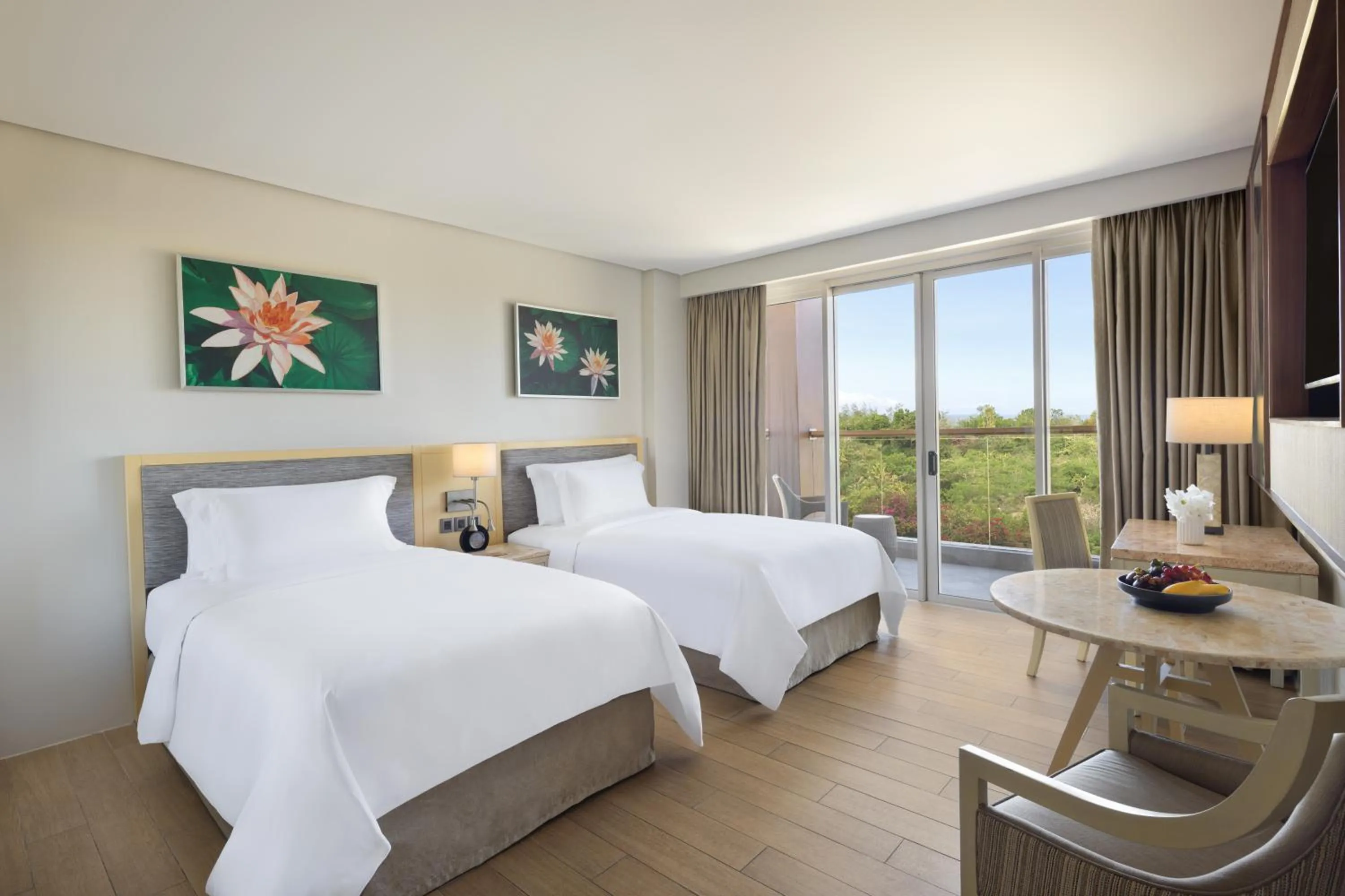 Bed in Dusit Thani Mactan Cebu Resort