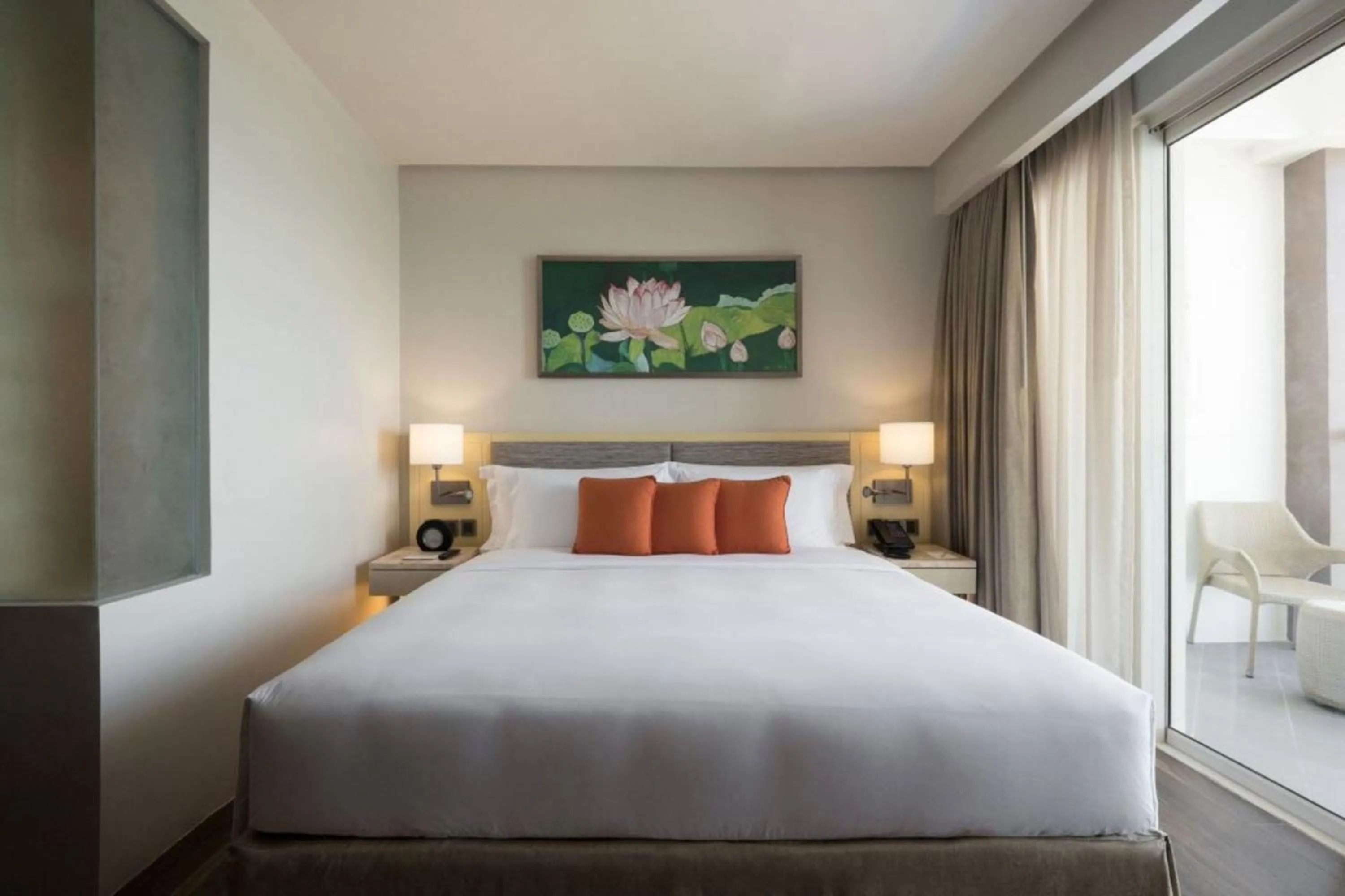 Bed in Dusit Thani Mactan Cebu Resort