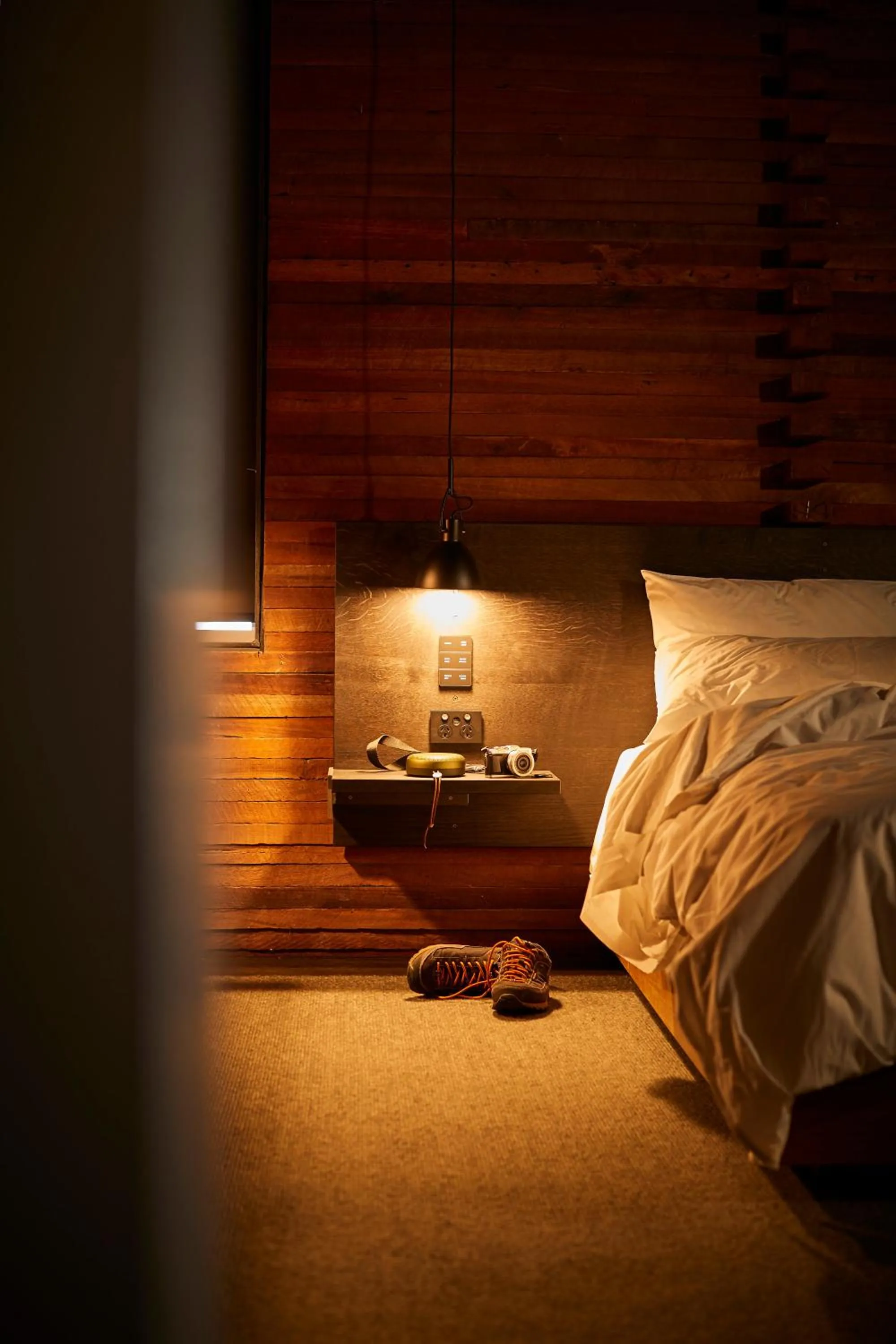 Decorative detail, Bed in The Premier Mill Hotel