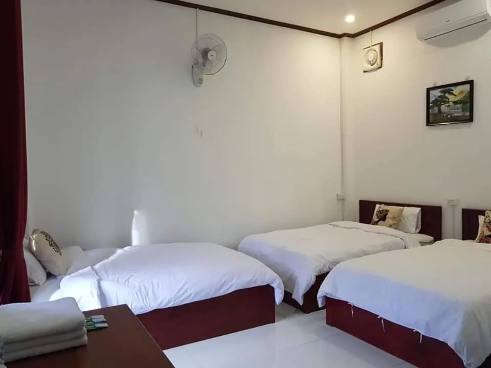Bed in Sipanya Guesthouse