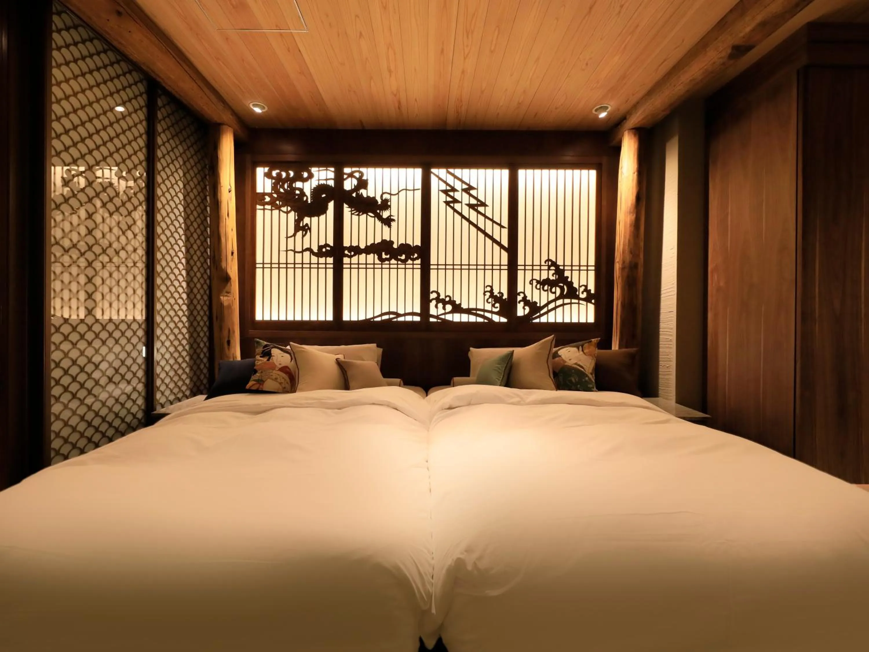 Bed in Hotel Gion Ichirin