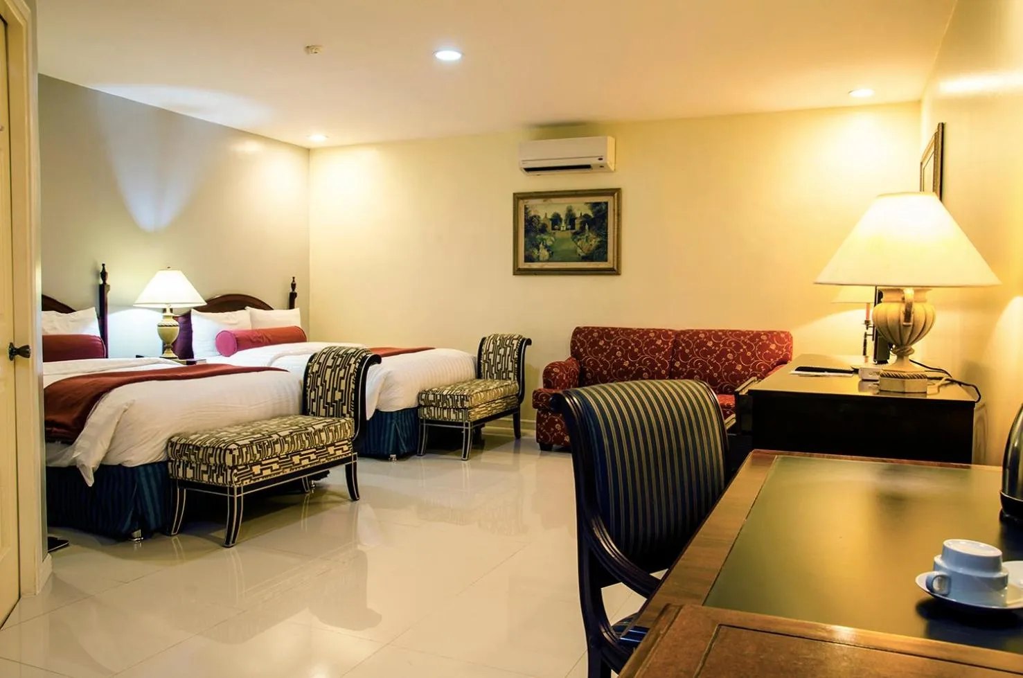 Bed in Dreamwave Hotel Santiago