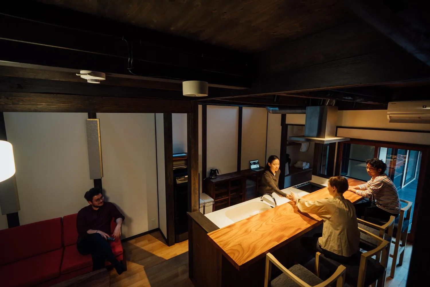 Dining area in Renge-an