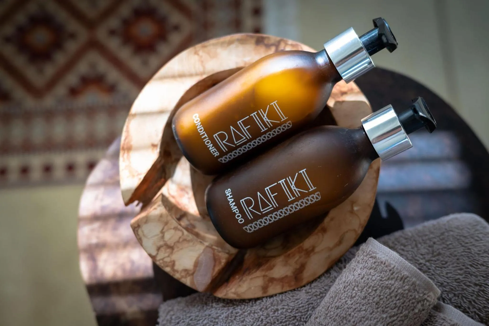 Decorative detail in Rafiki Bush Lodge