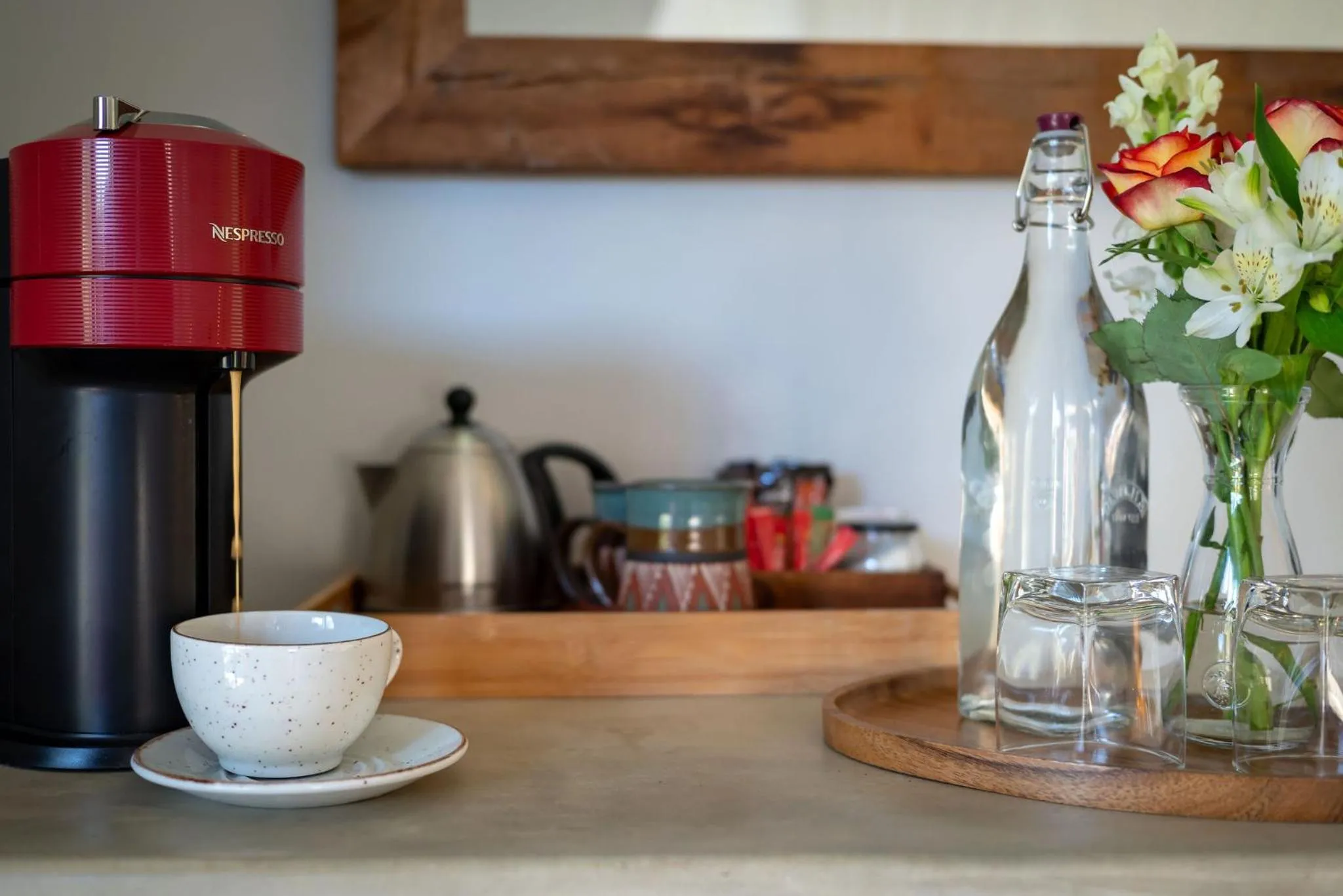Coffee/tea facilities in Rafiki Bush Lodge