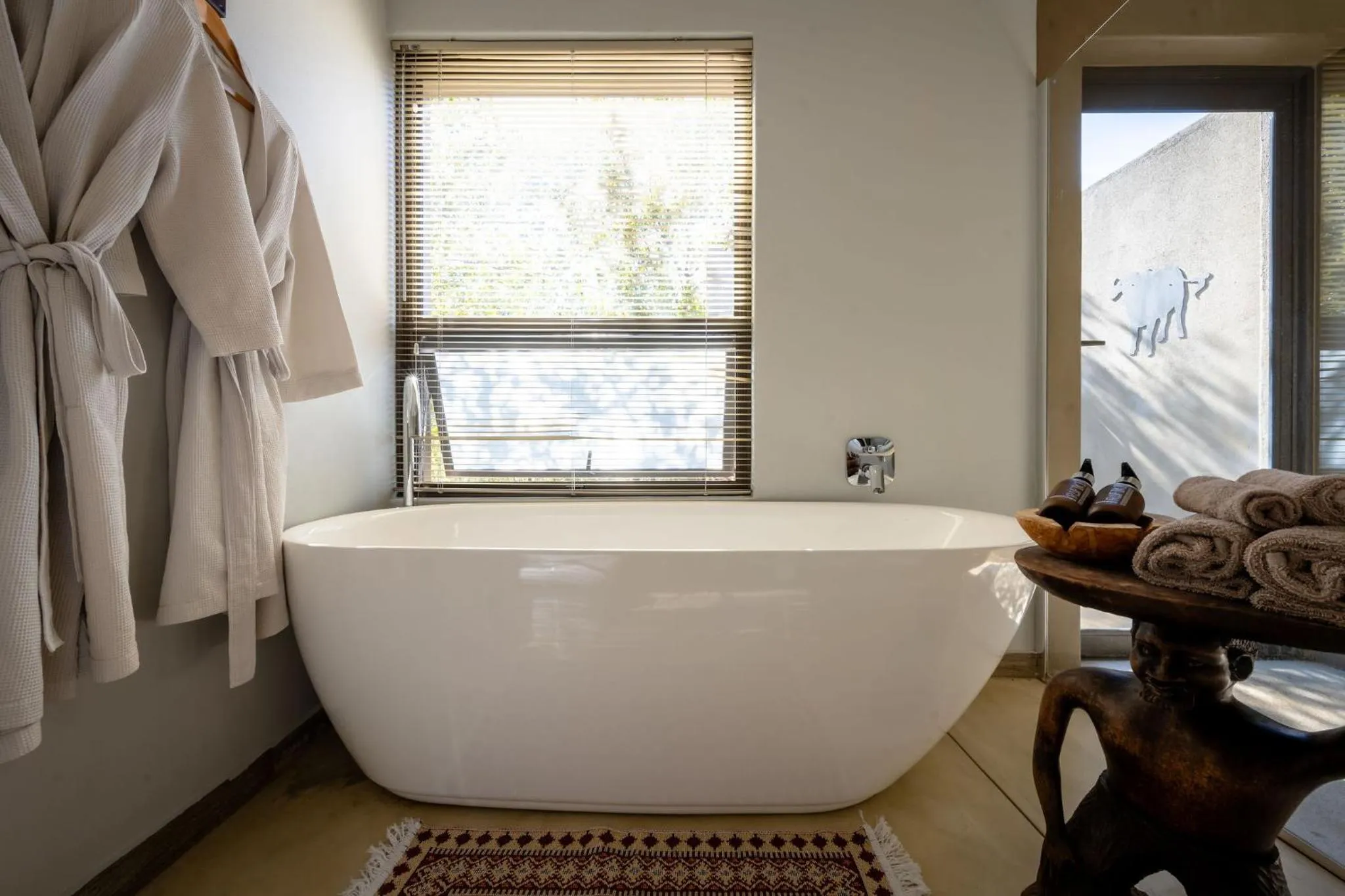 Bathroom in Rafiki Bush Lodge