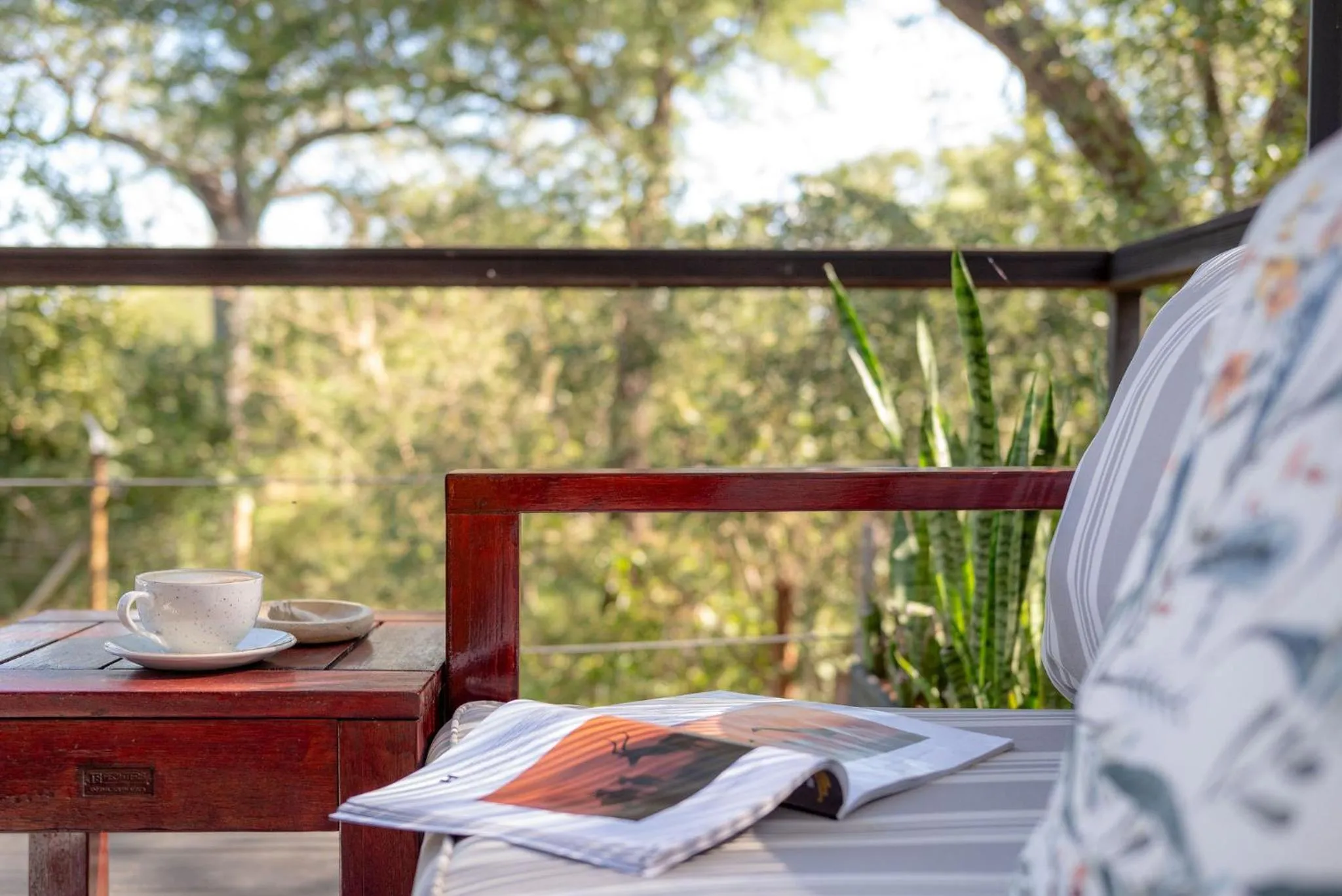 Patio in Rafiki Bush Lodge