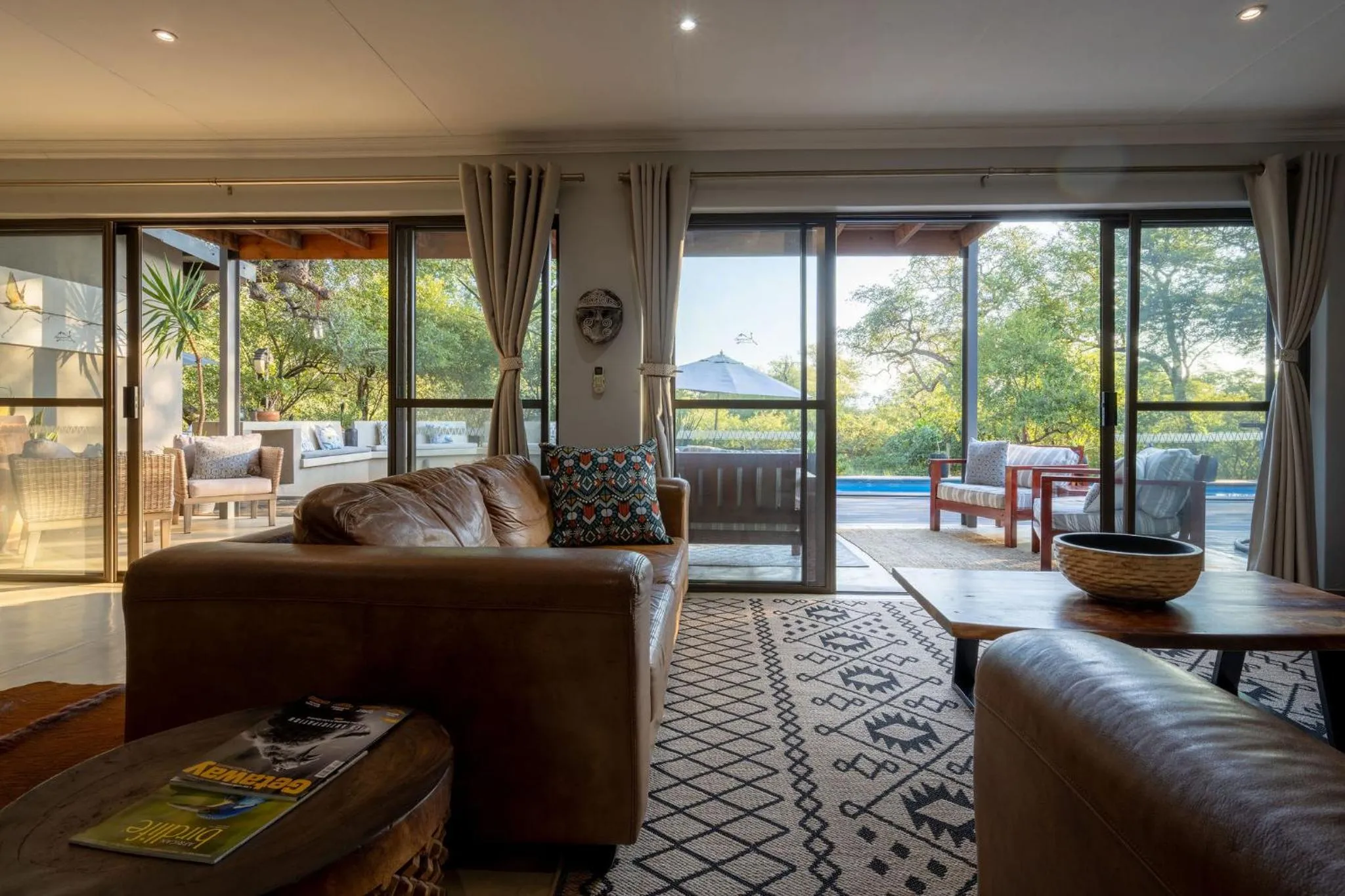 Lounge or bar in Rafiki Bush Lodge