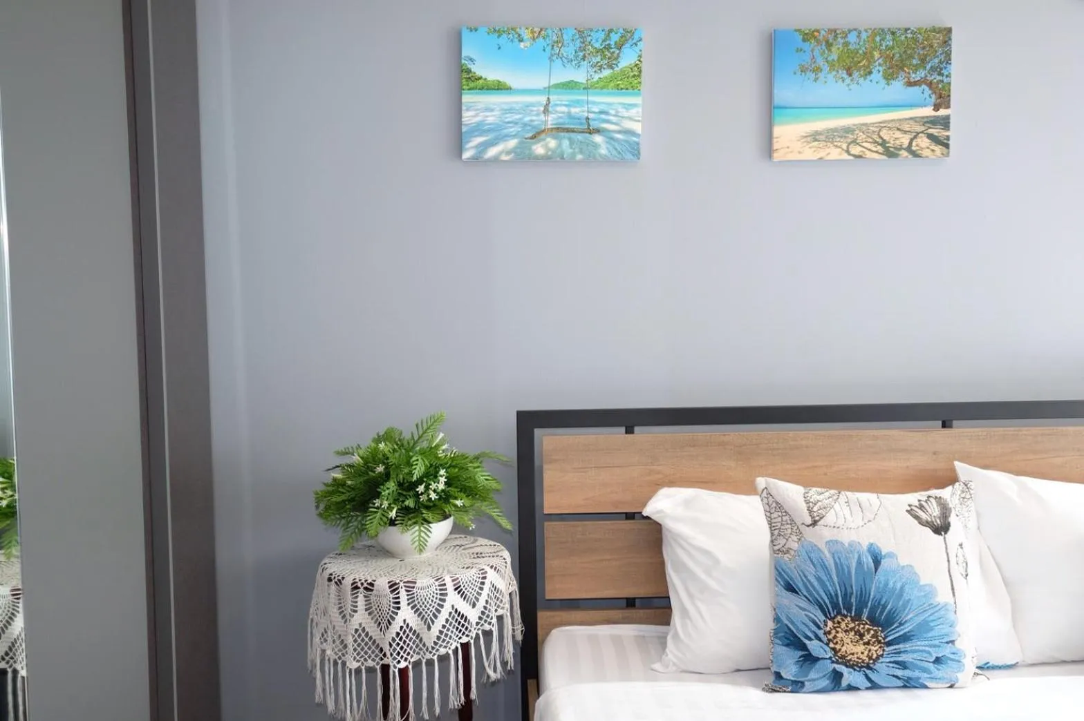 Bed in Living at Sphere Family room