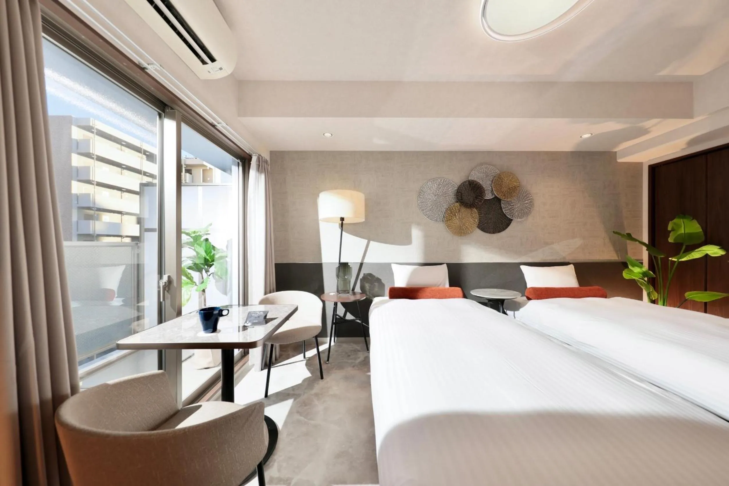 Photo of the whole room, Bed in Dotombori Crystal Hotel 3