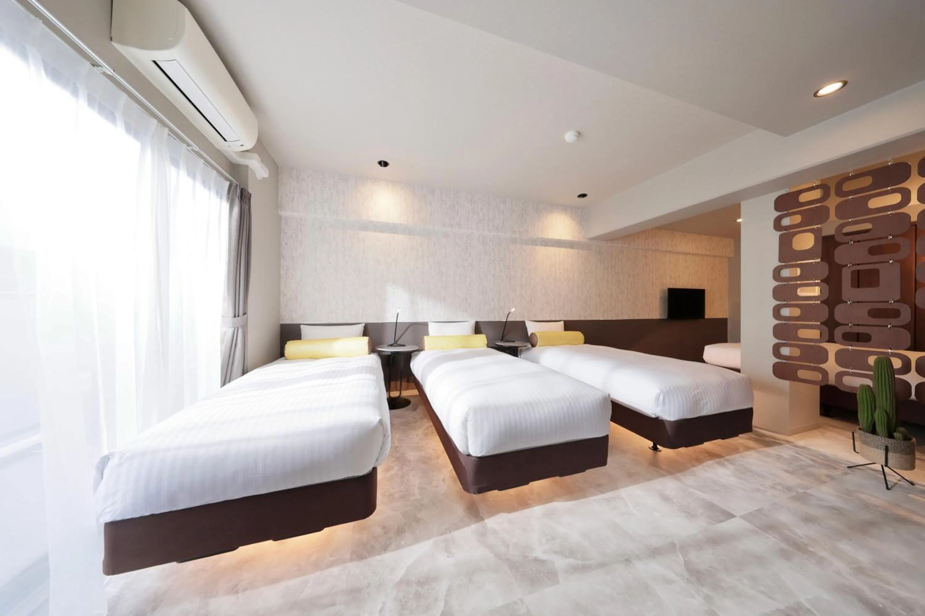 Photo of the whole room, Bed in Dotombori Crystal Hotel 3