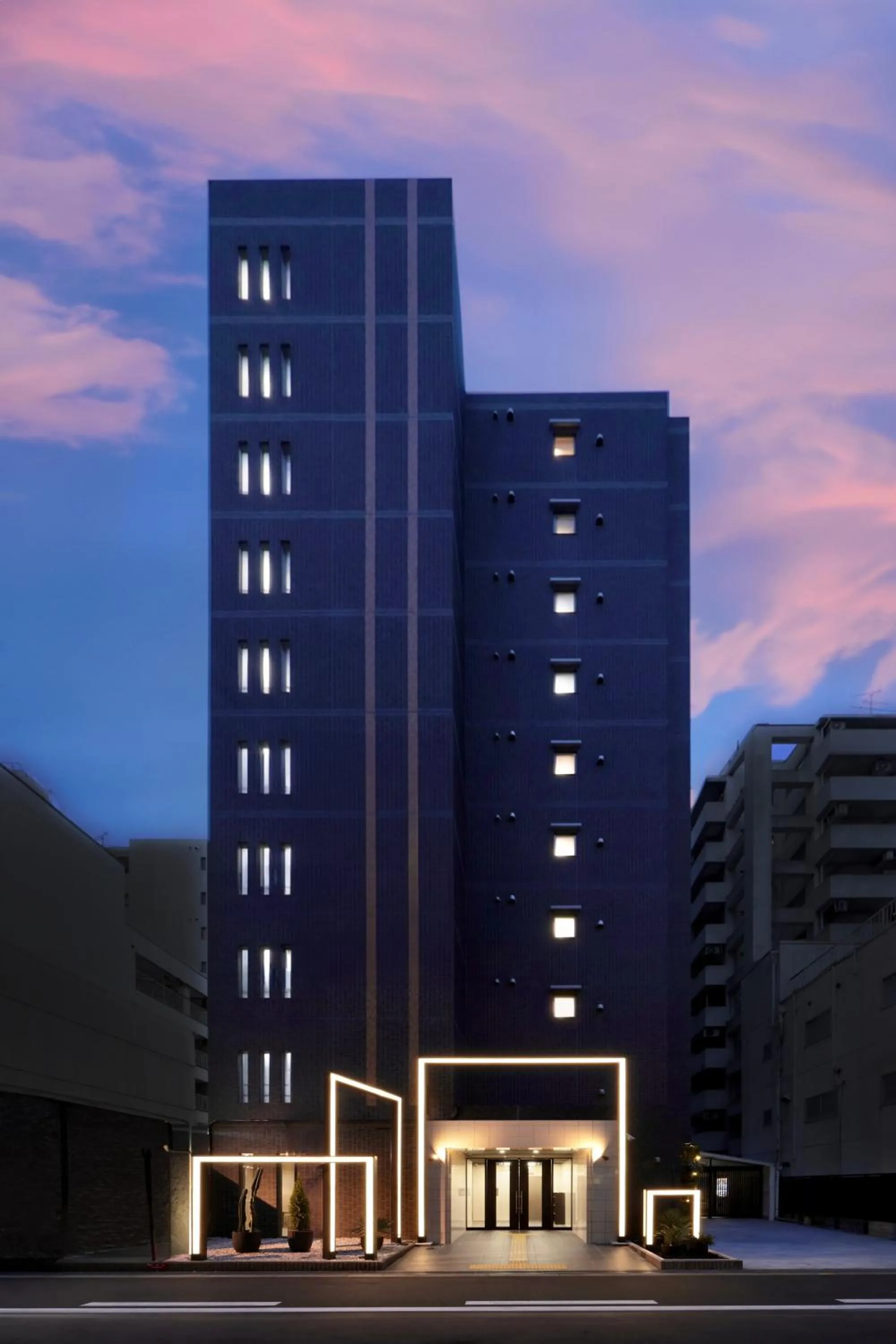 Property building in Dotombori Crystal Hotel 3