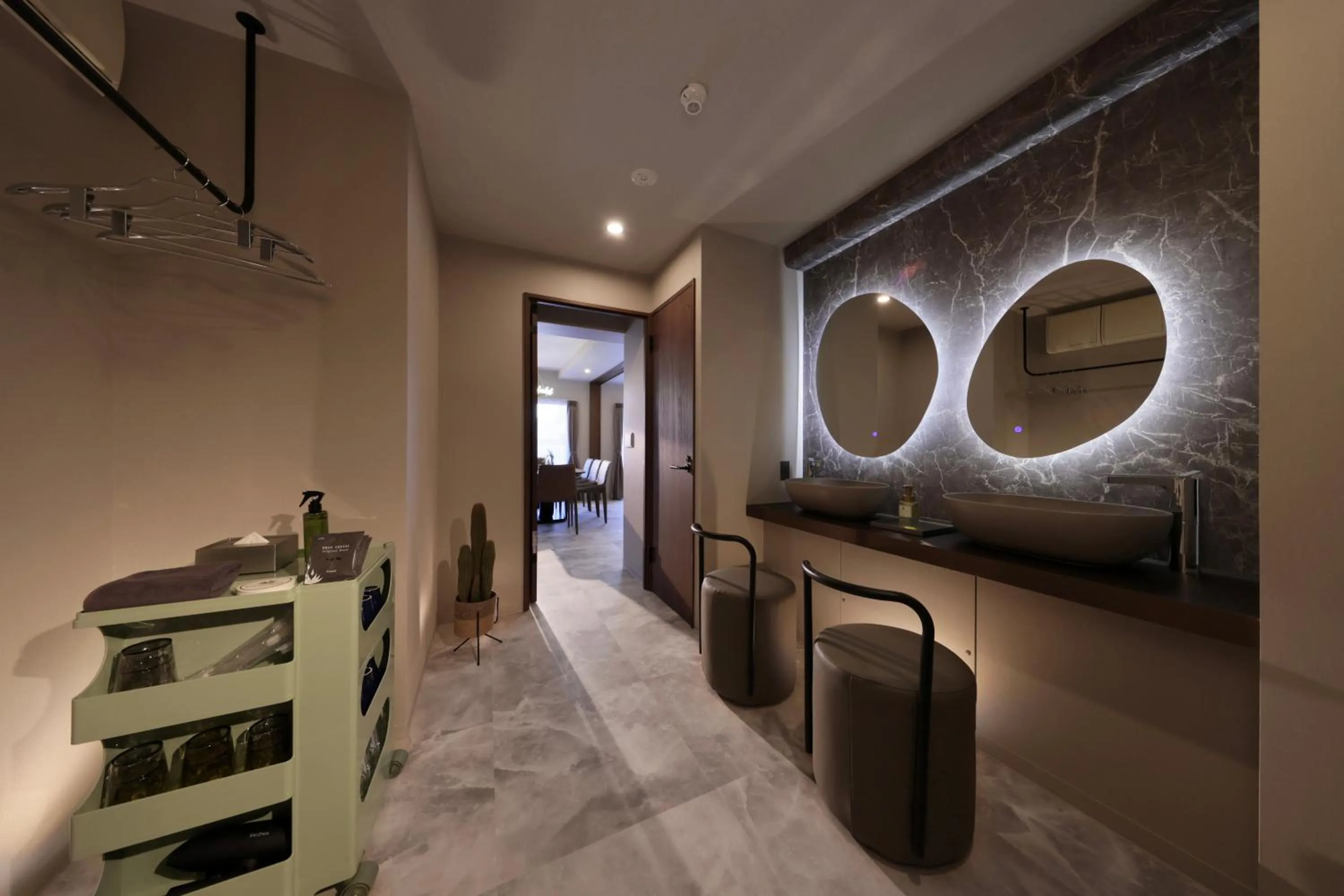 Living room in Dotombori Crystal Hotel 3