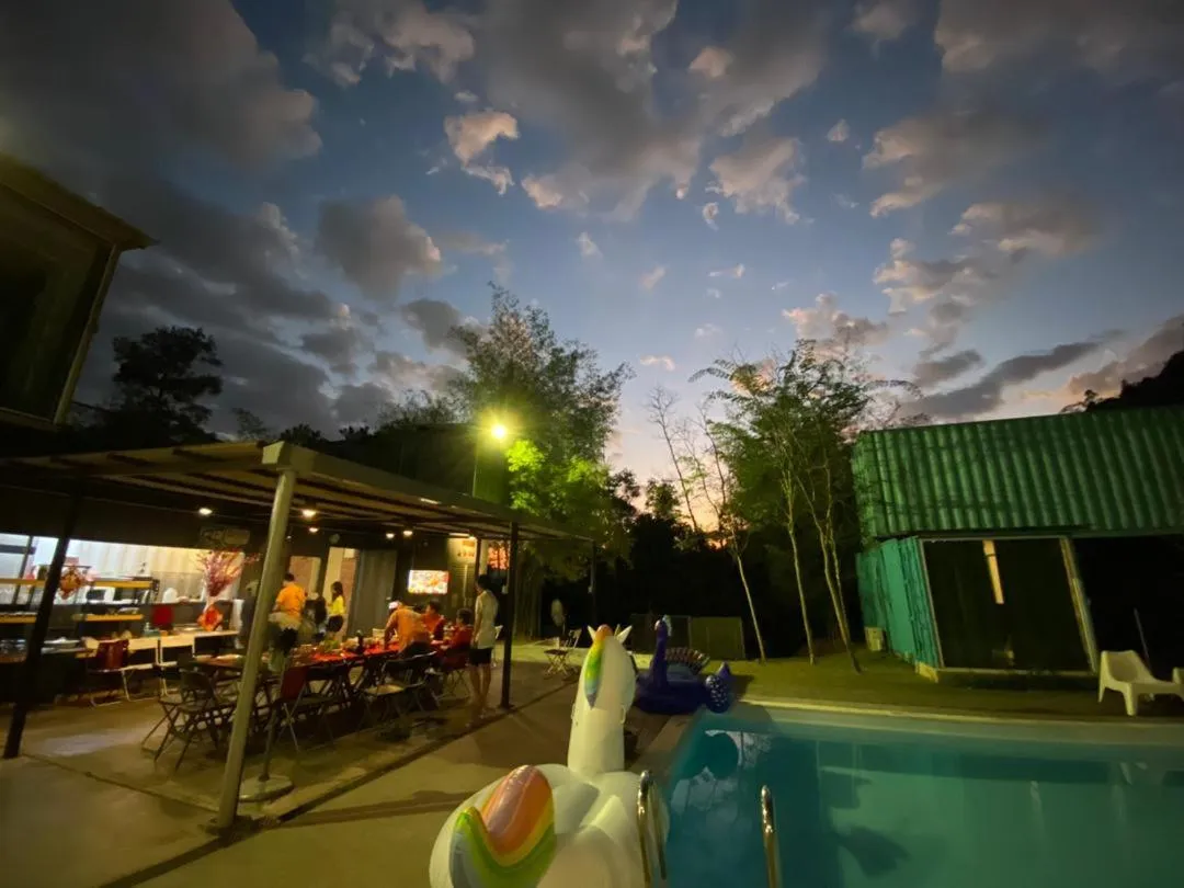 Kitchen or kitchenette in Sarang by the brook