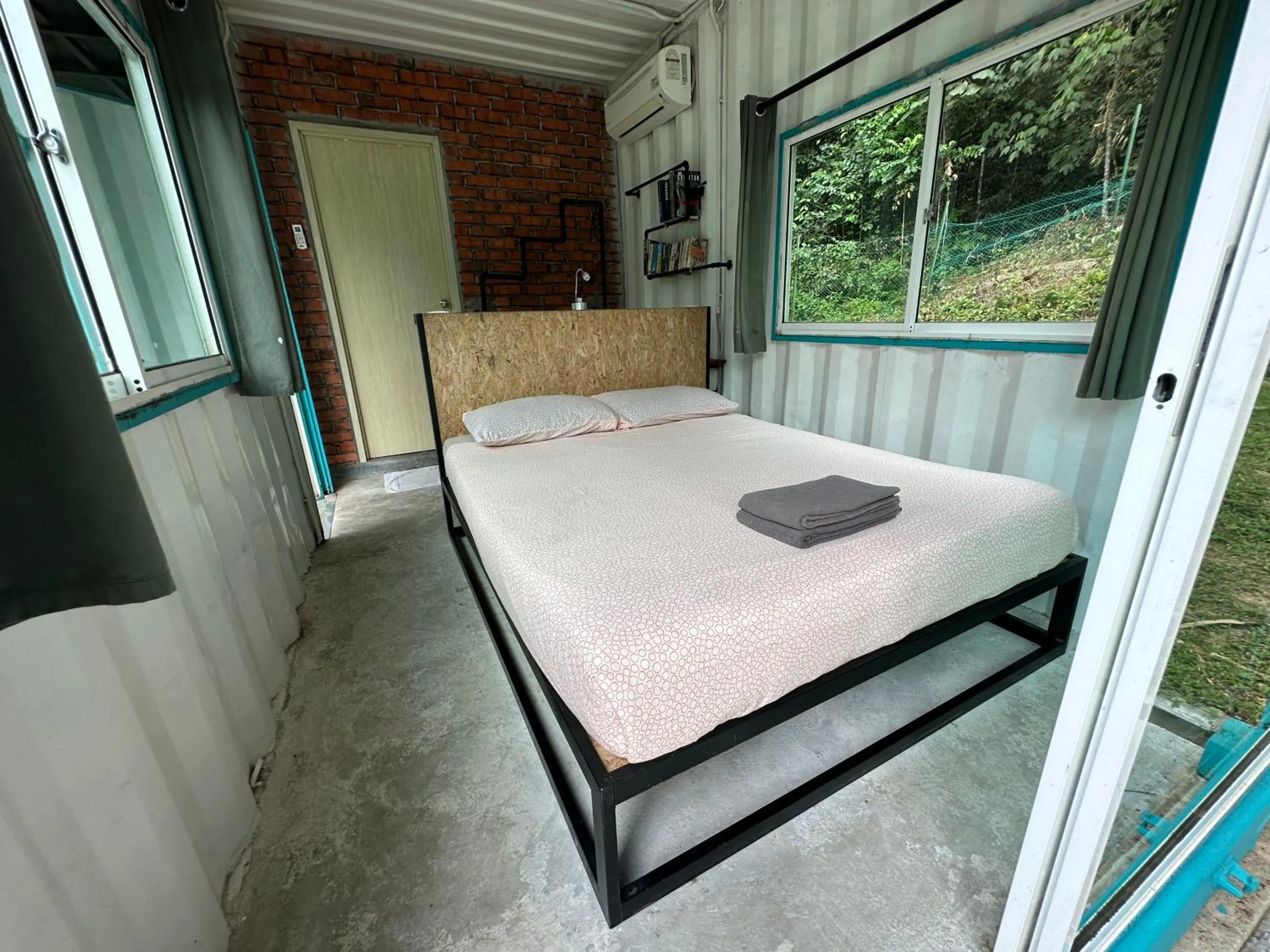 Bed in Sarang by the brook