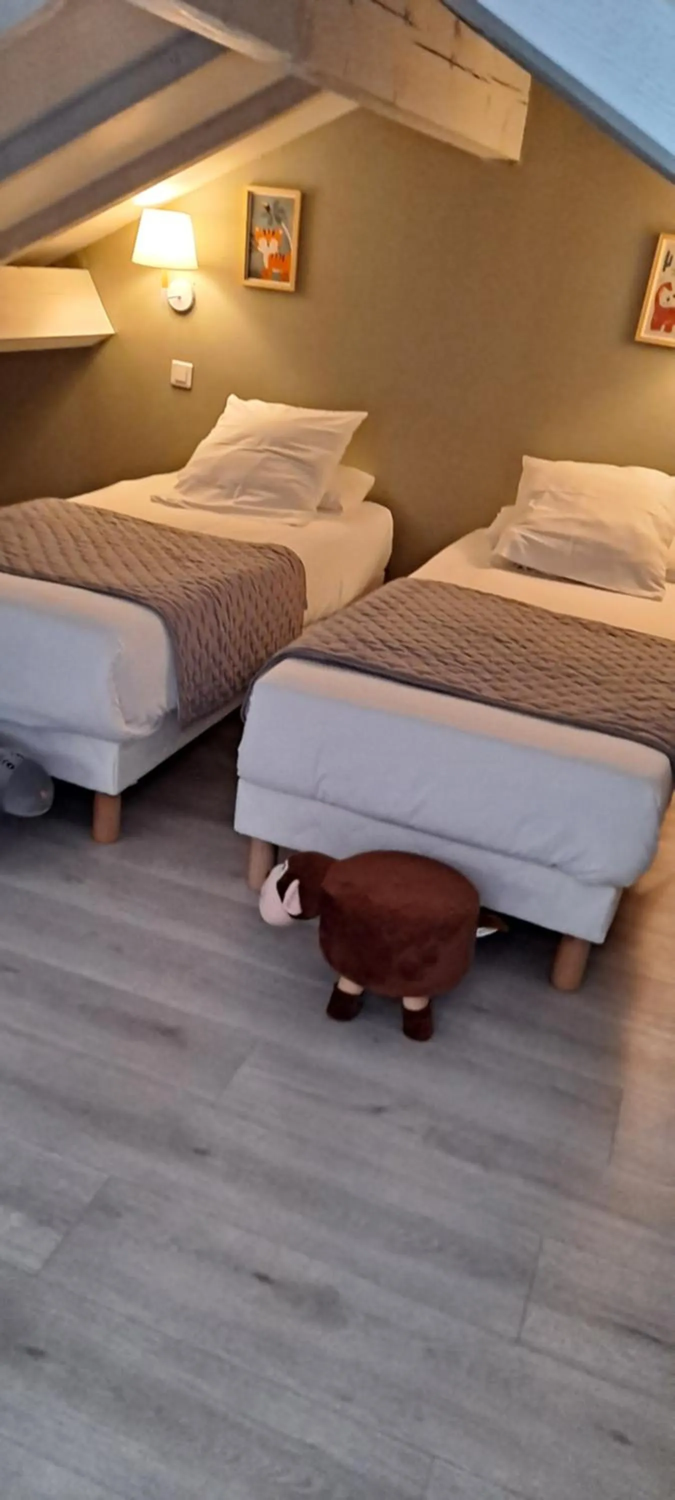 Bed in Hôtel Du Viaduc