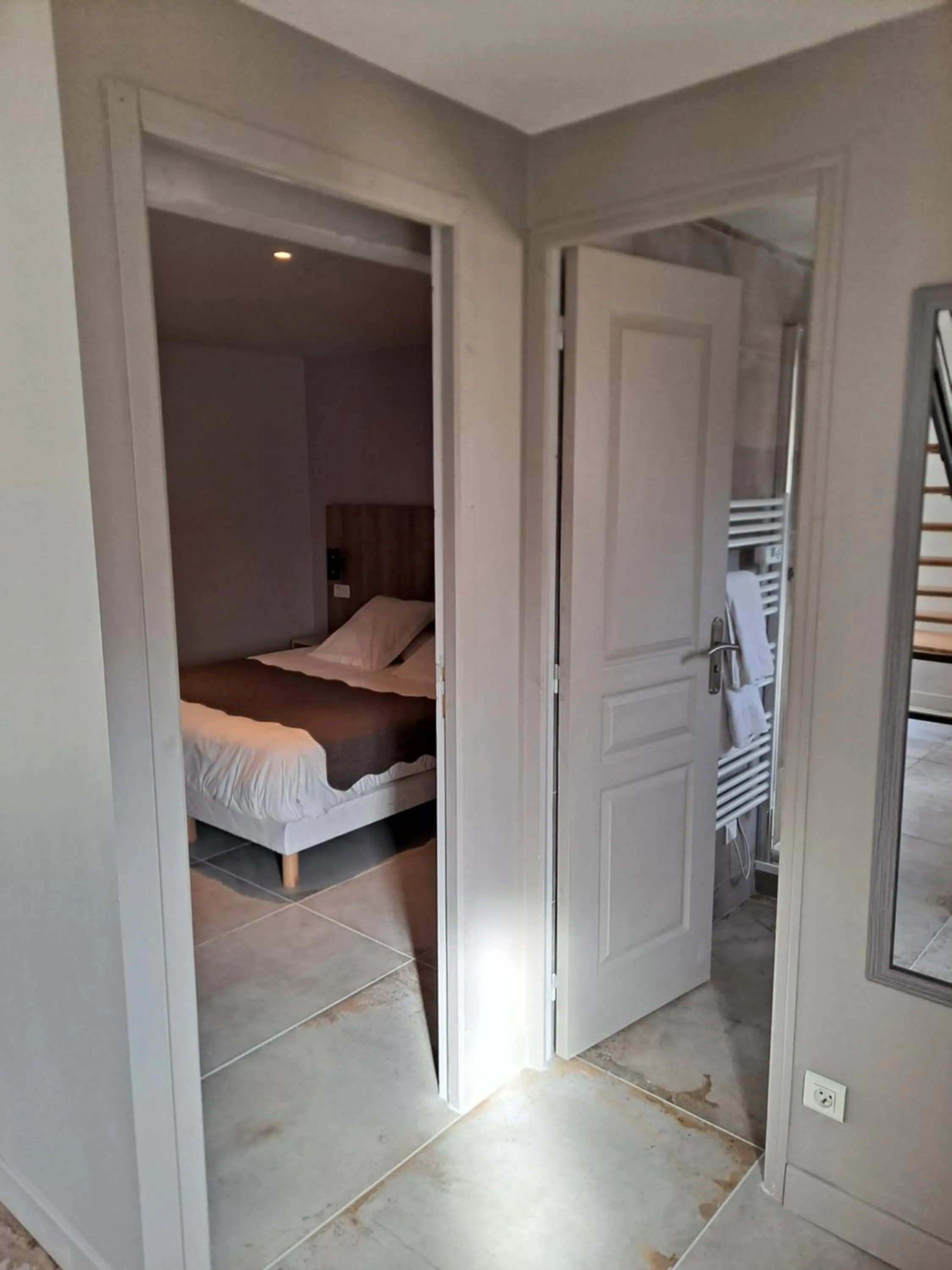 Bed in Hôtel Du Viaduc