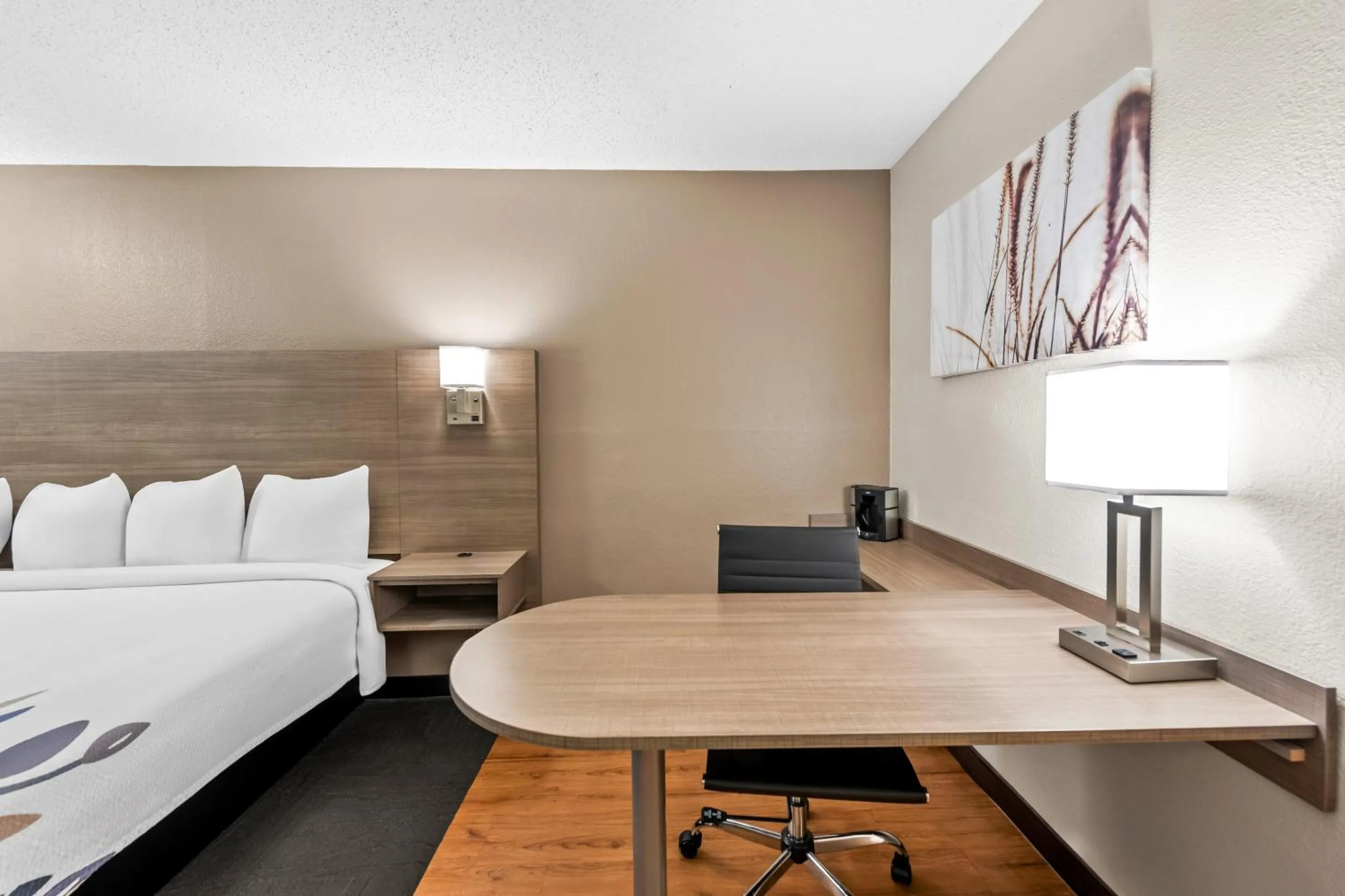 Bedroom, Bed in Red Roof Inn Columbus West - Hilliard