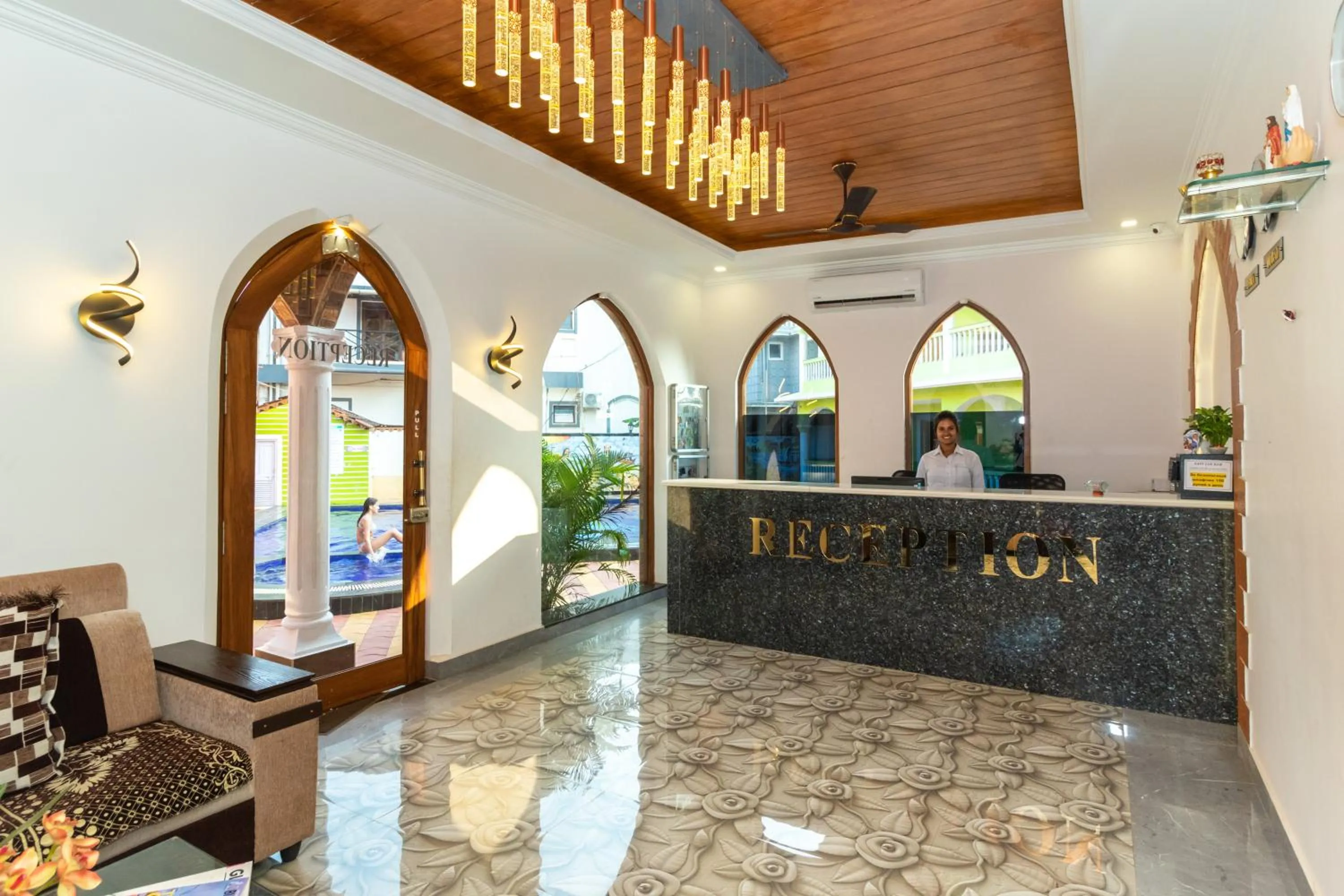 Lobby or reception in Larios Beach Holidays