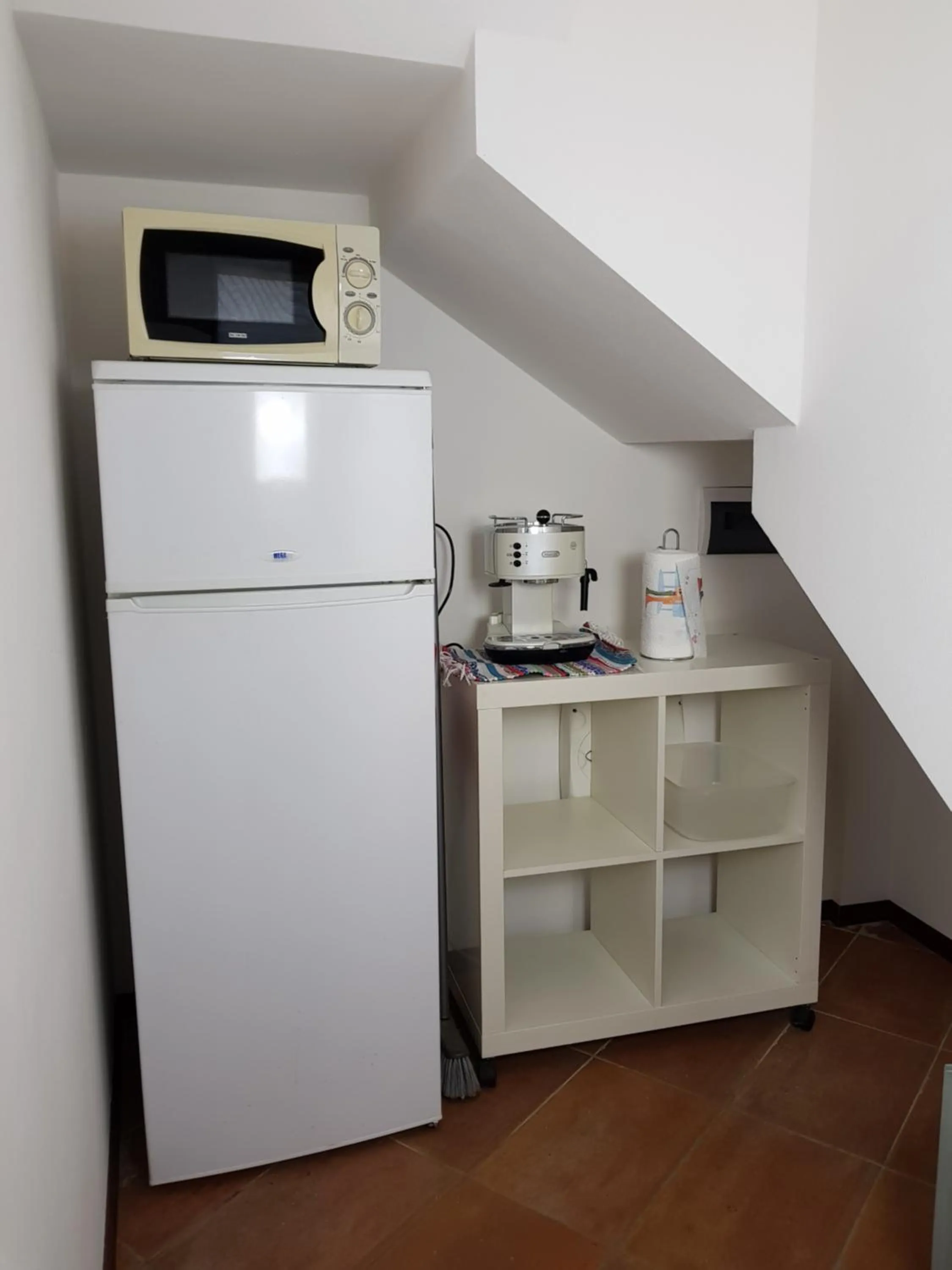 Kitchen or kitchenette in Appartamenti Old Farm