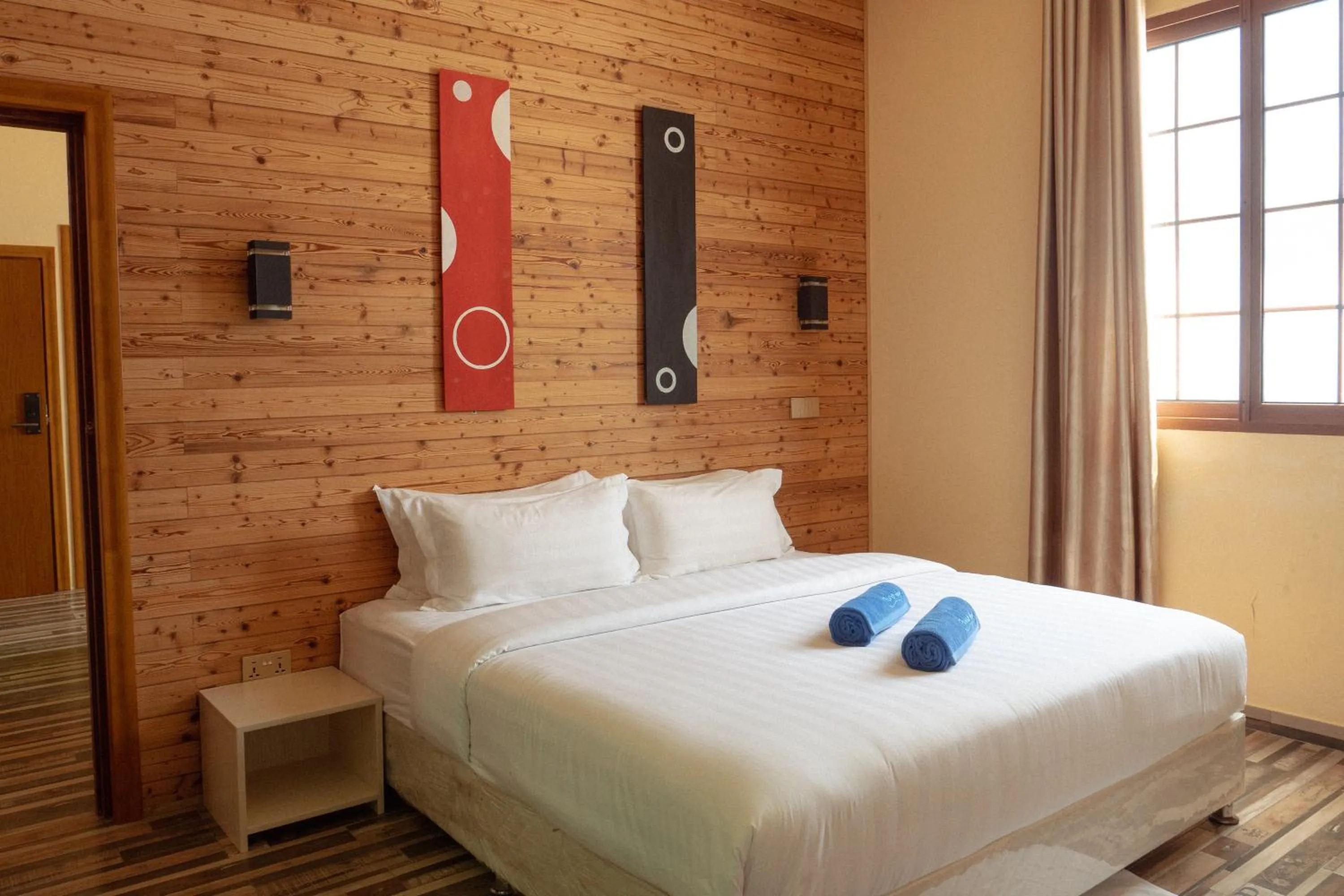 Bed in Thundi Village & Spa