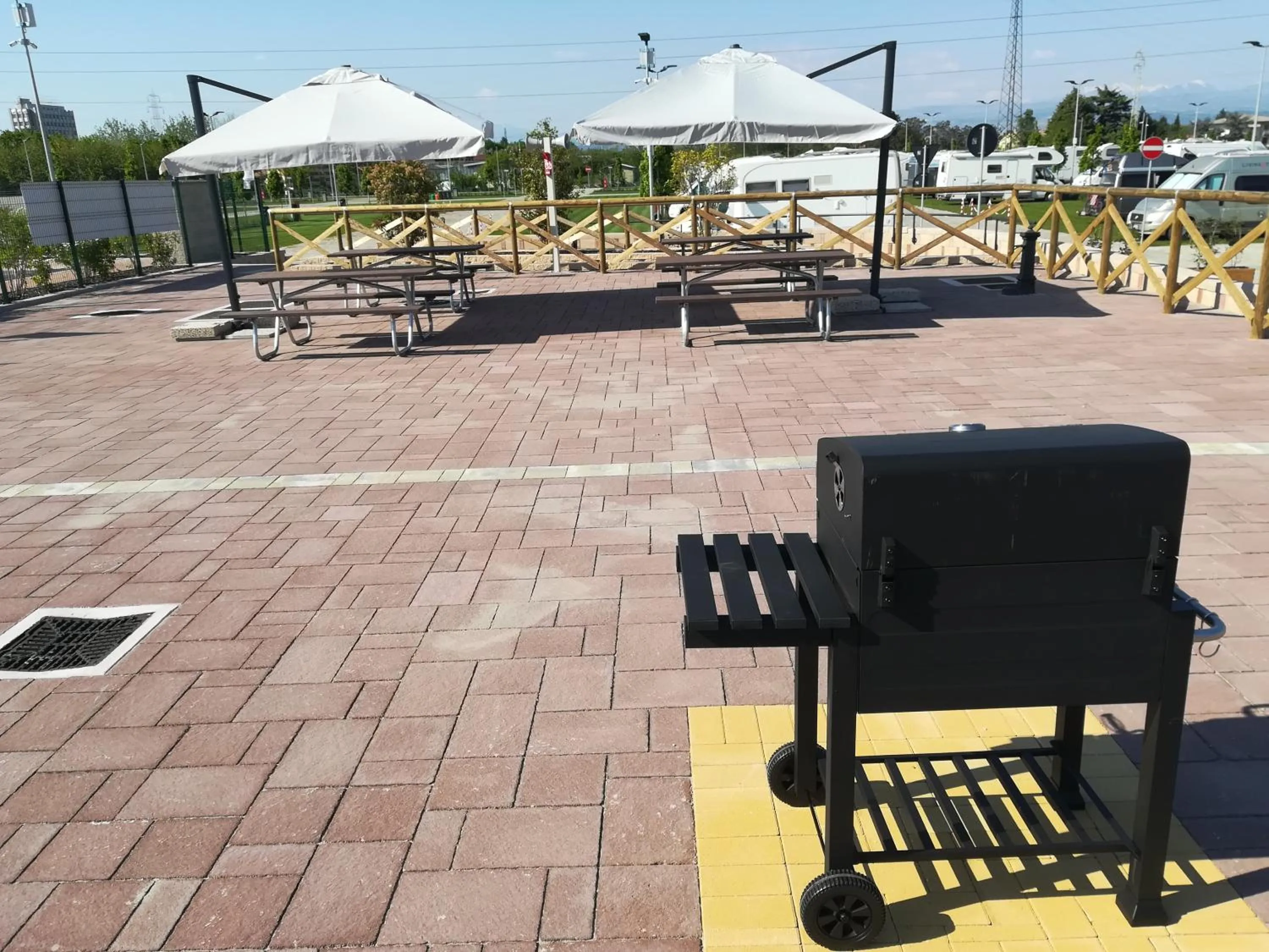 BBQ facilities in Camping Verona Village