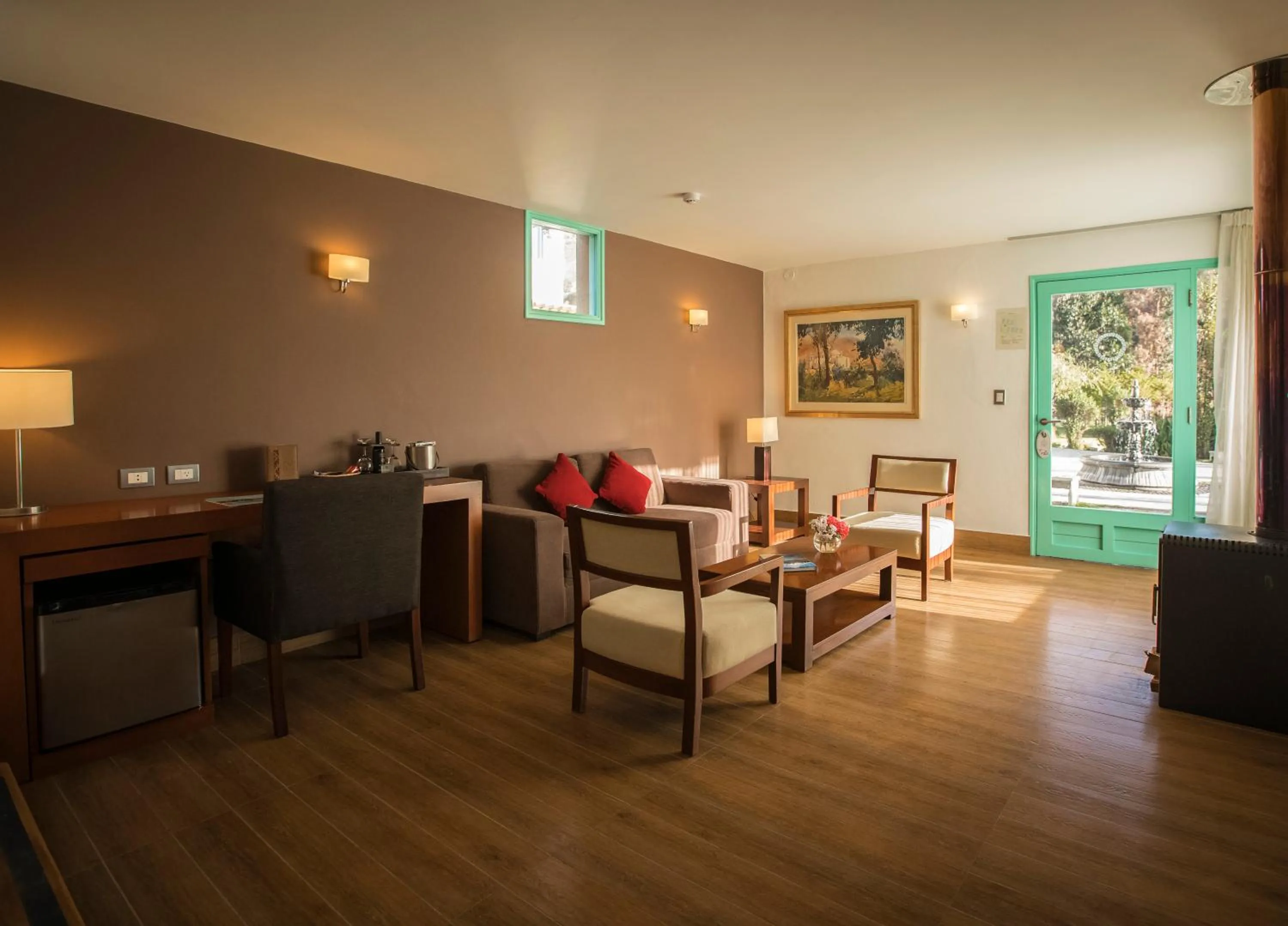 Living room in Aranwa Pueblito Encantado del Colca