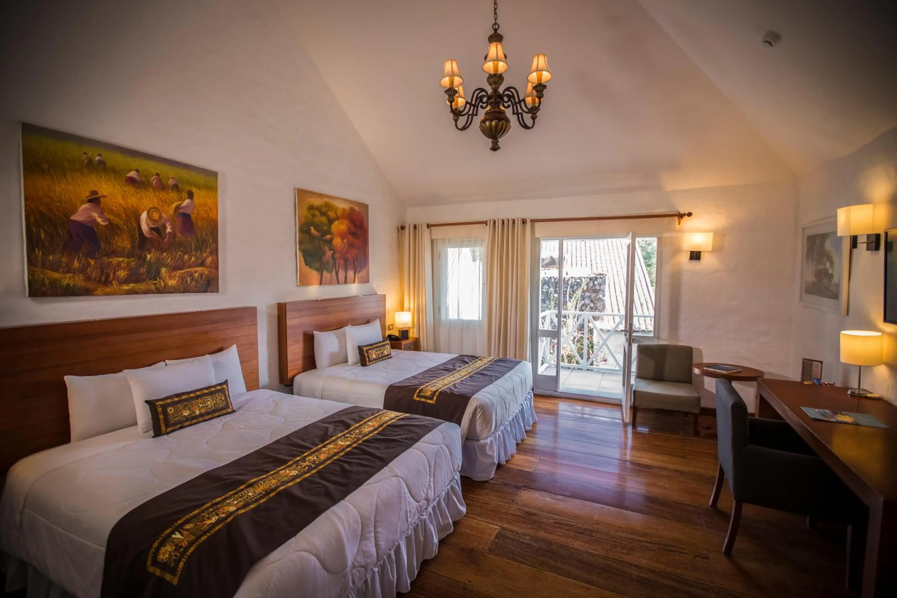 Bed in Aranwa Pueblito Encantado del Colca