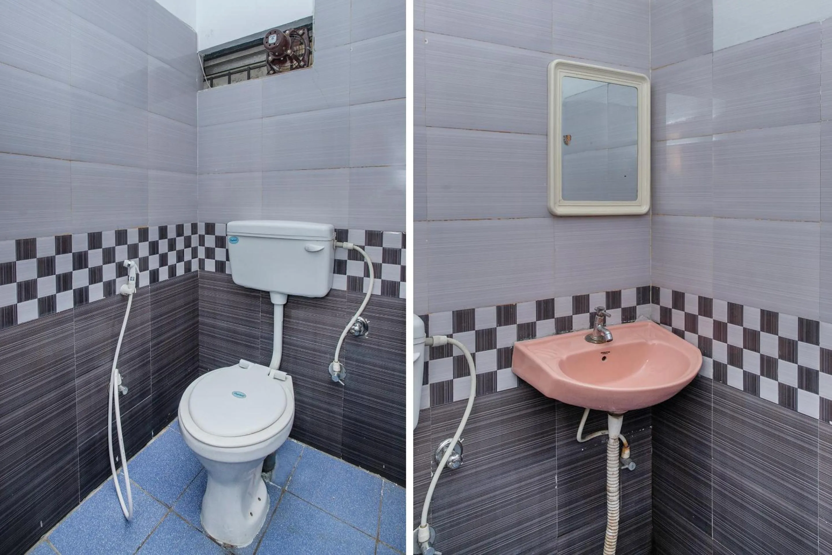 Bathroom in Hotel O Royal Residency Near Hare Krishna Hill