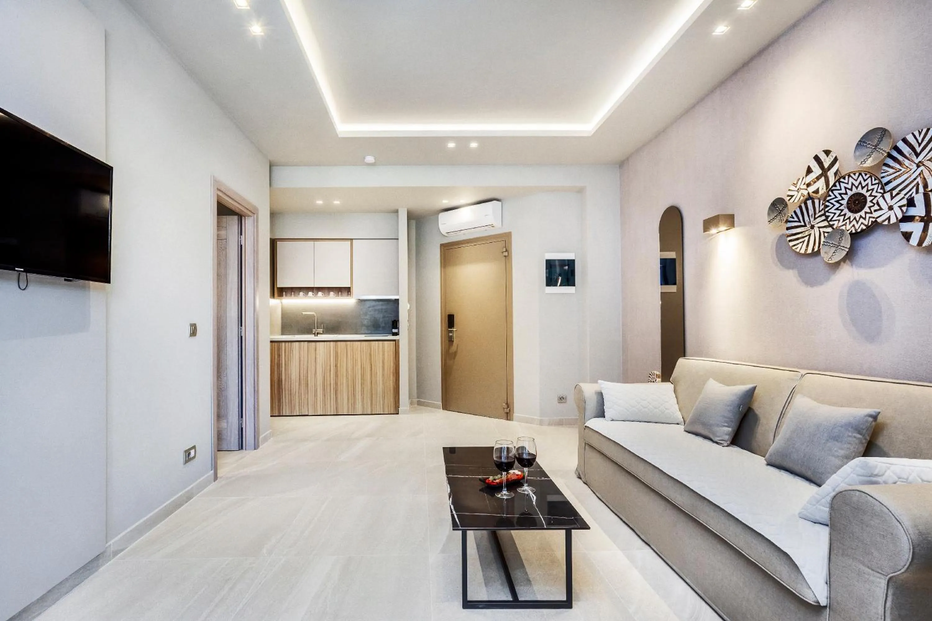 Living room in Pefki Deluxe Residences