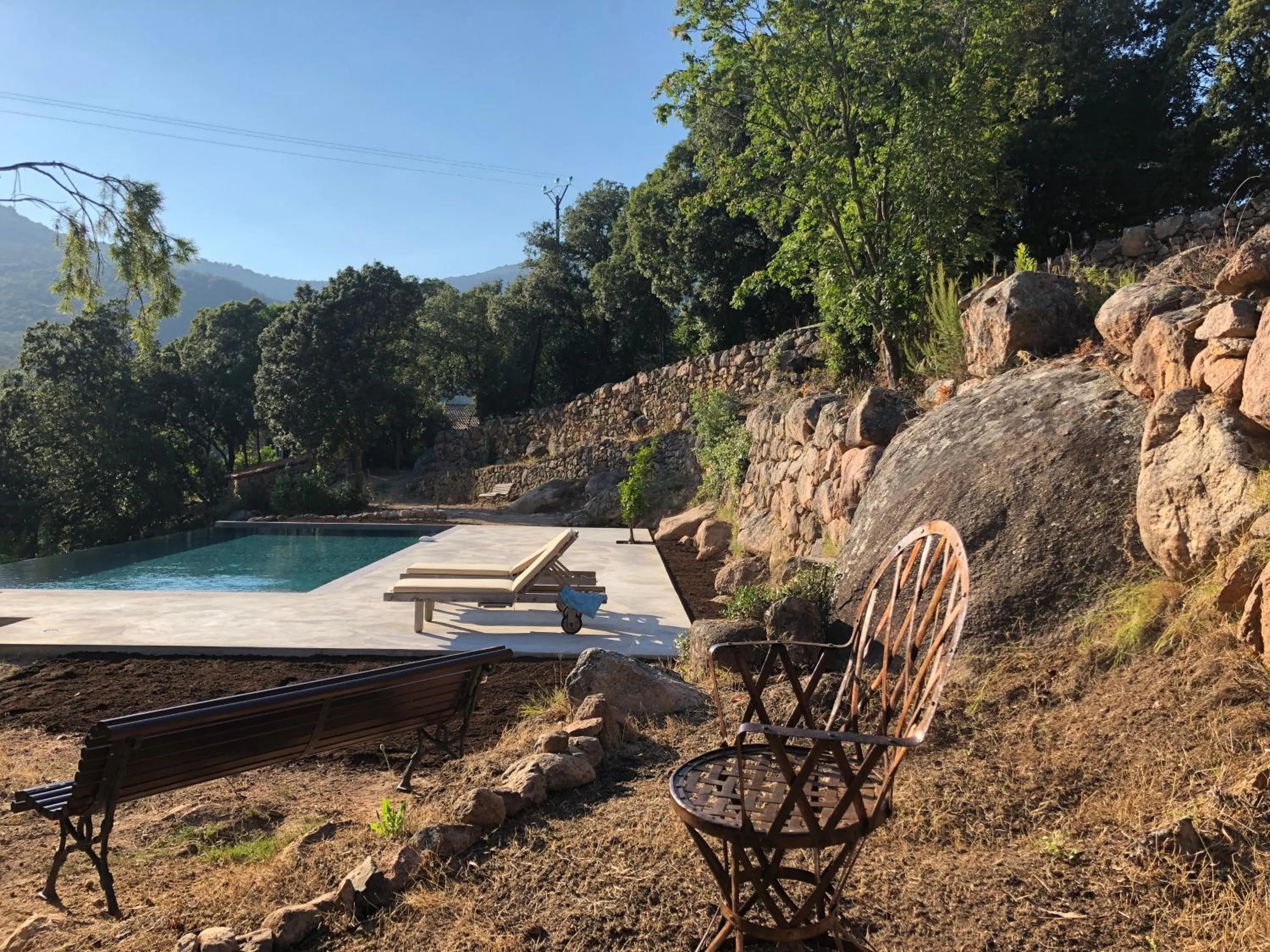 Swimming pool in L'Aiglon