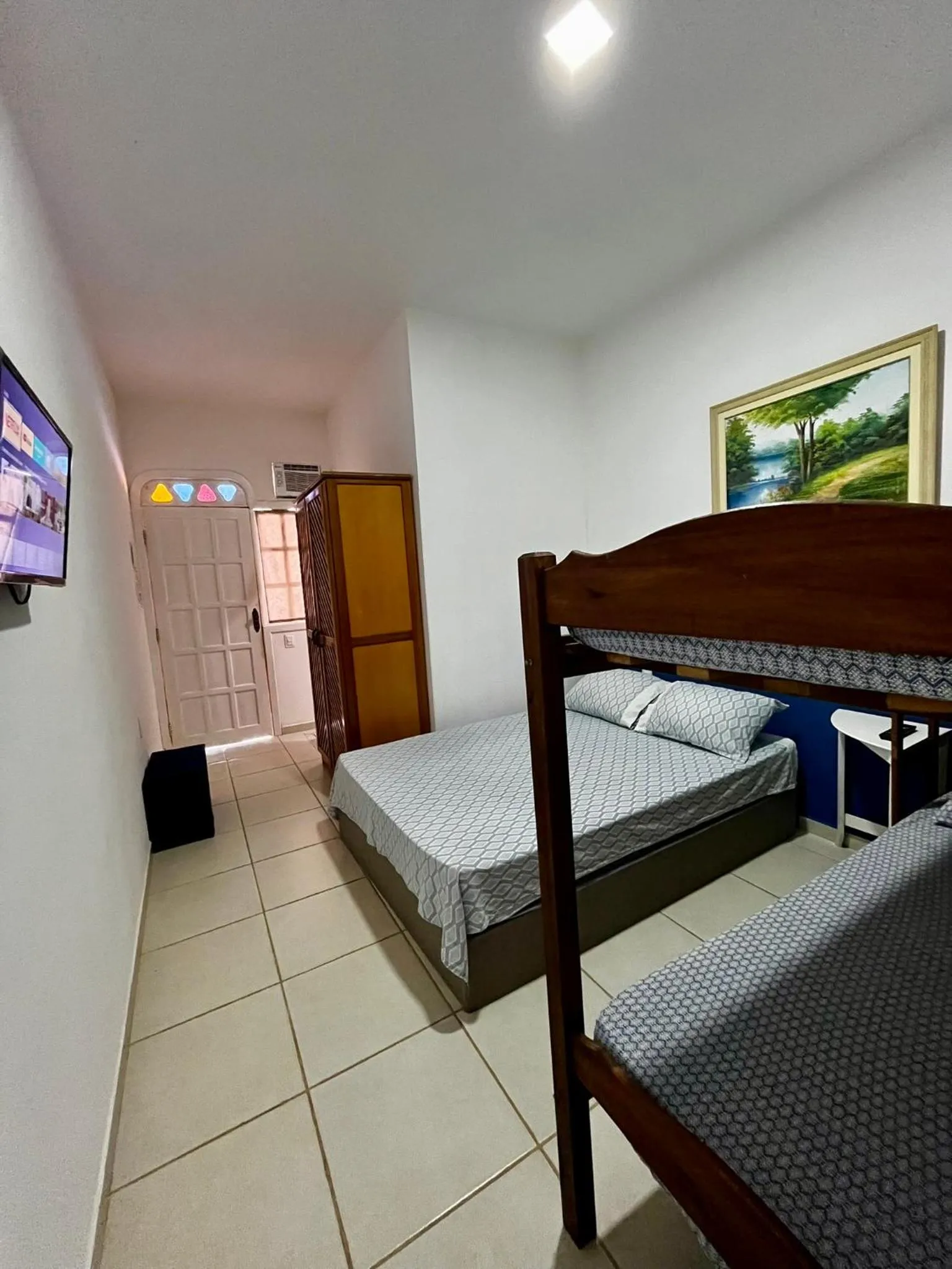 Bed in Pousada da Rose