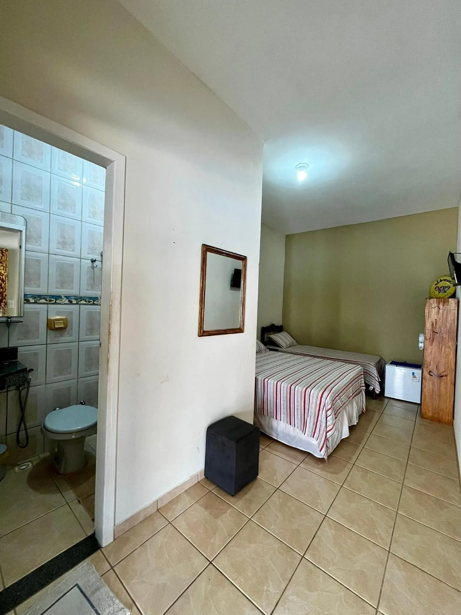 Bed in Pousada da Rose