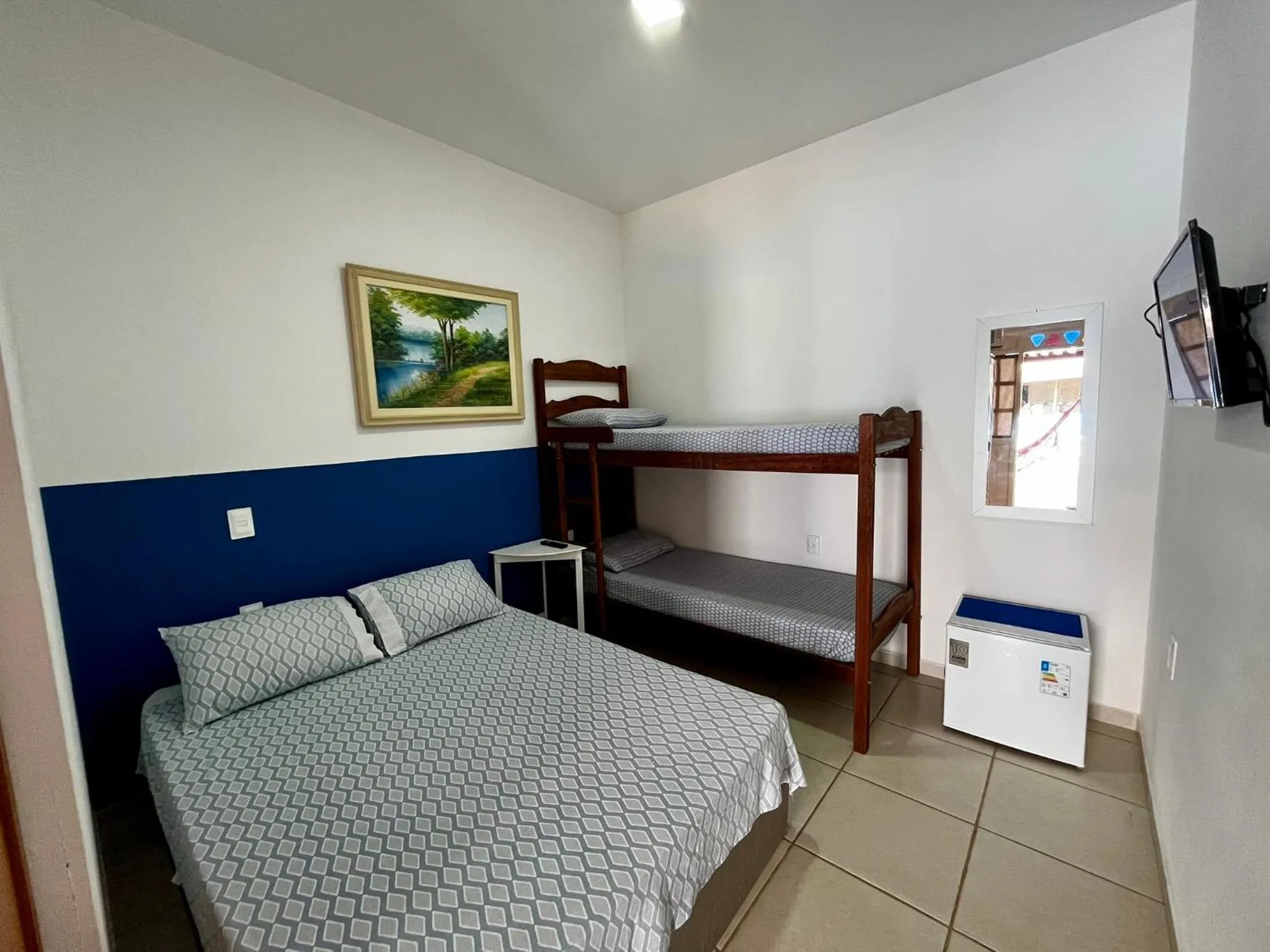 Bed in Pousada da Rose