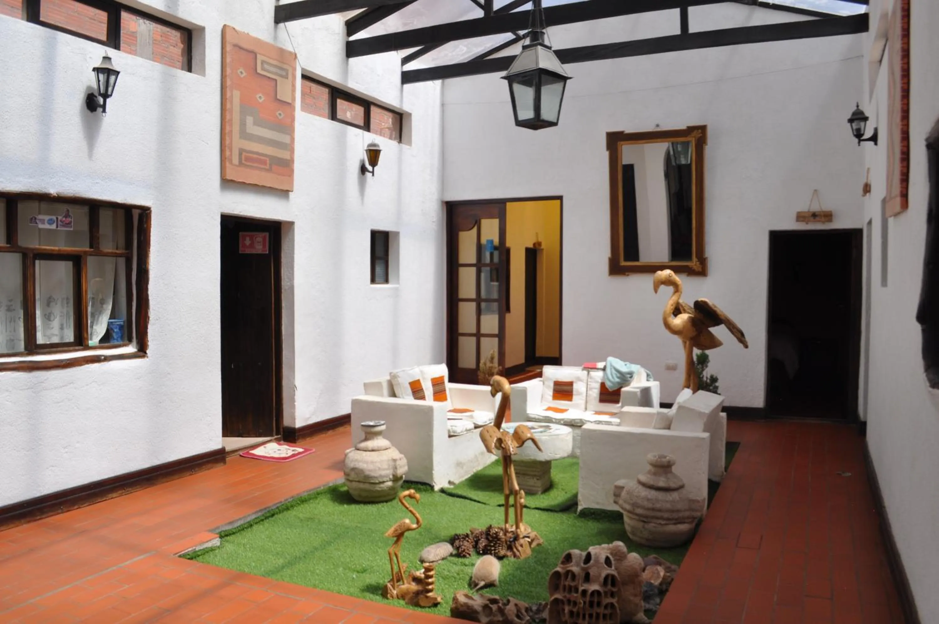 Garden in Hostal La Magia de Uyuni