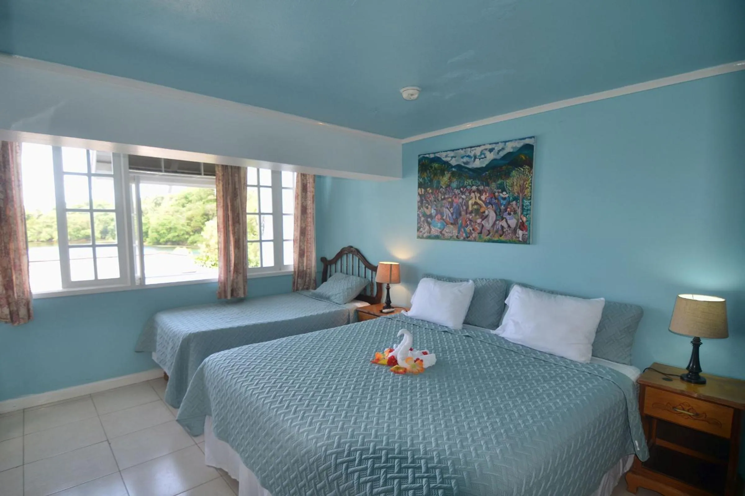 Photo of the whole room, Bed in Moon San Villa at the Blue Lagoon