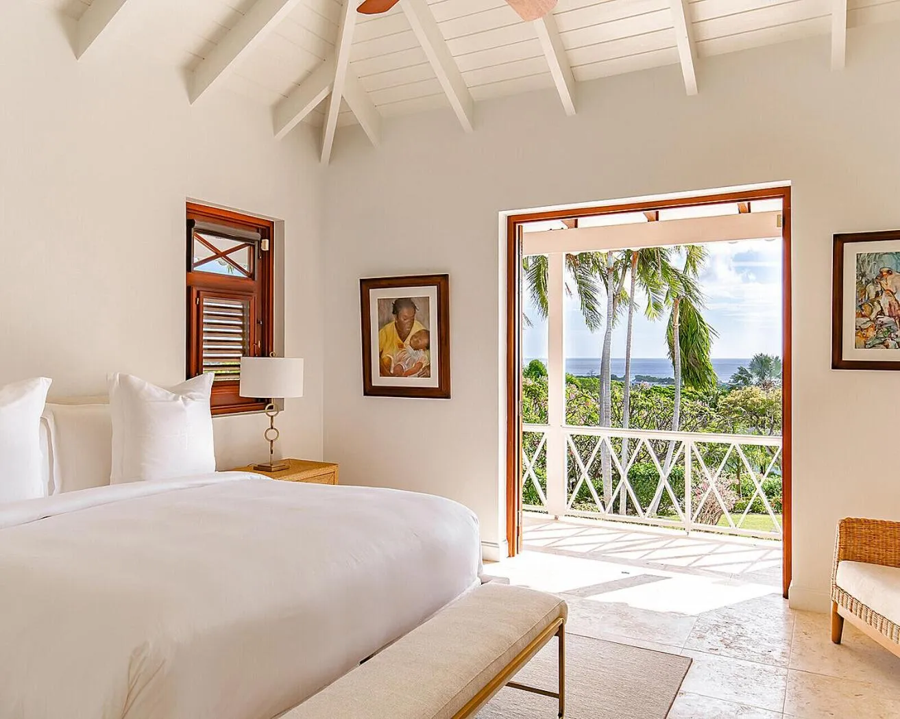 Bed in Four Seasons Resort Nevis