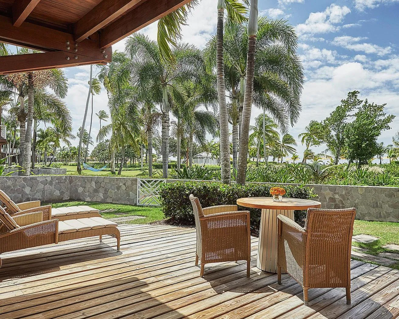 Patio in Four Seasons Resort Nevis